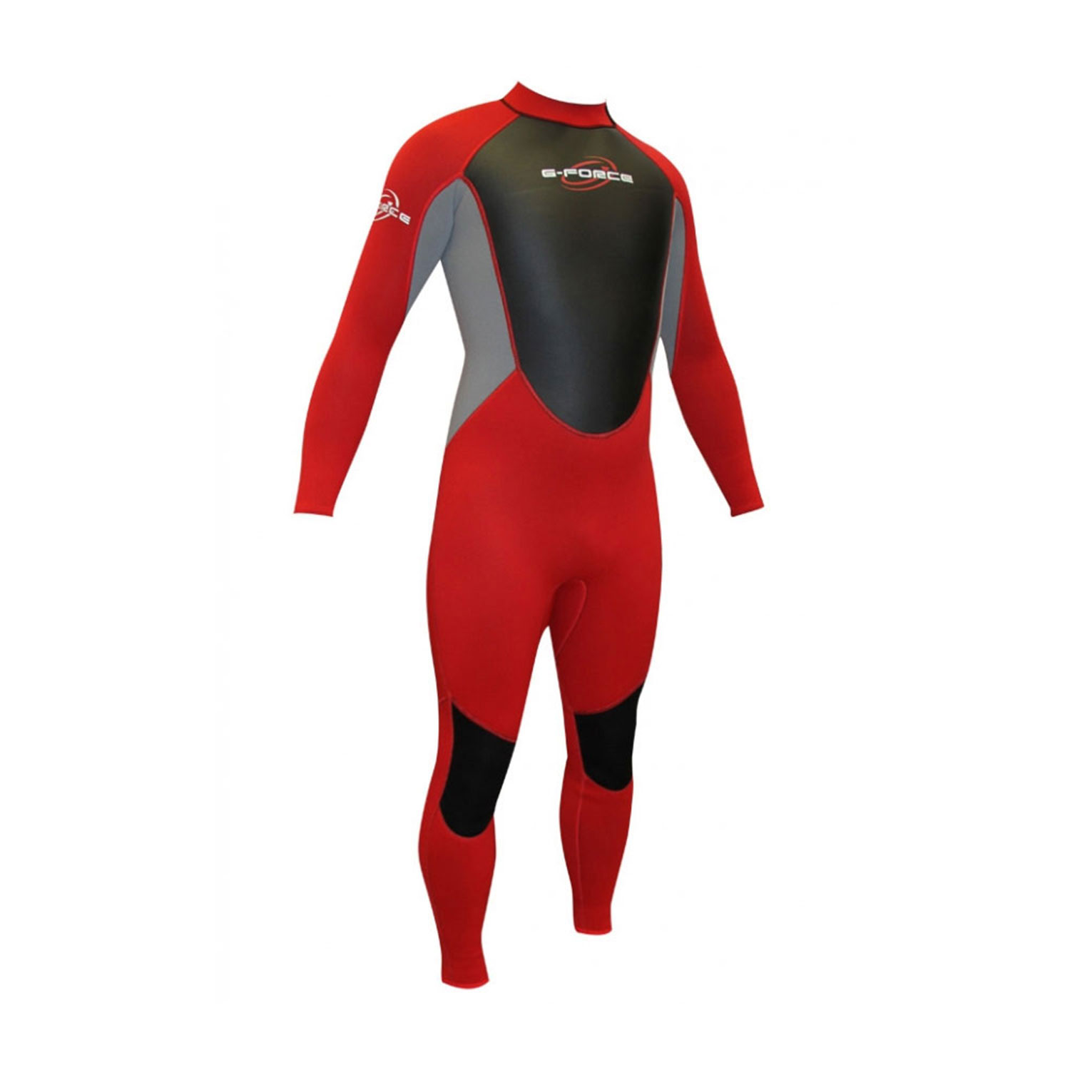 Gul Flatlock Verano Vapor 3Mm Junior G-Force Traje - Rojo / Azul