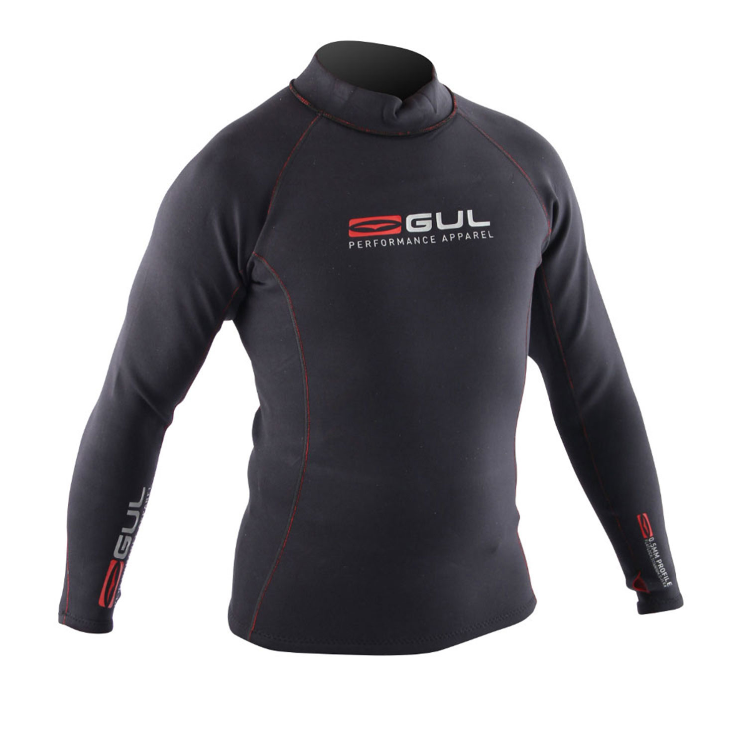 Gul Perfil 0,5 Mm Thermo Rash Chaleco / Junior Guardia Rash Vest / Guardia - Ash