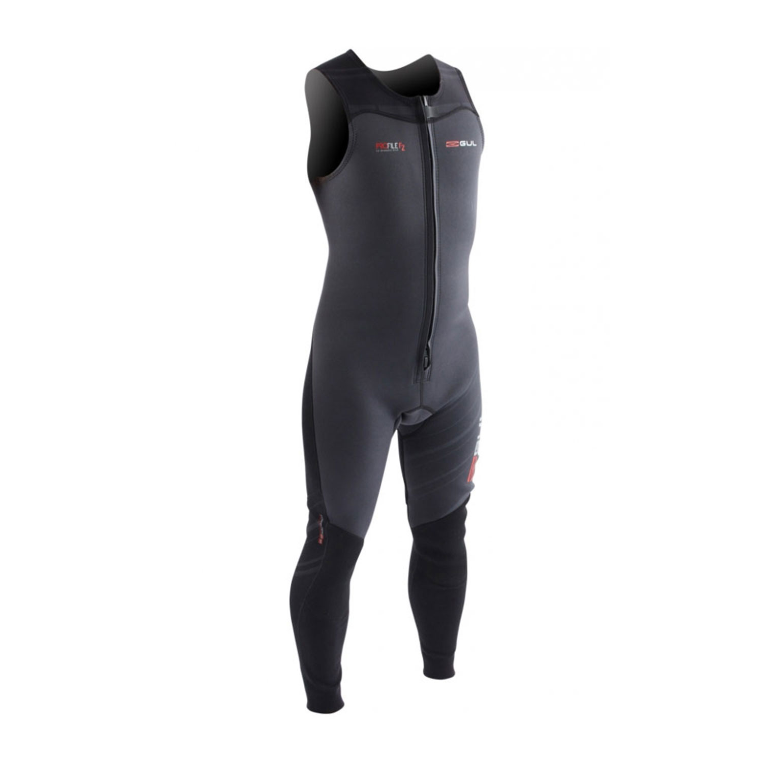 Gul Perfil Long John 3 / 2Mm Para Hombre Traje De Vela - Blk / Grpht