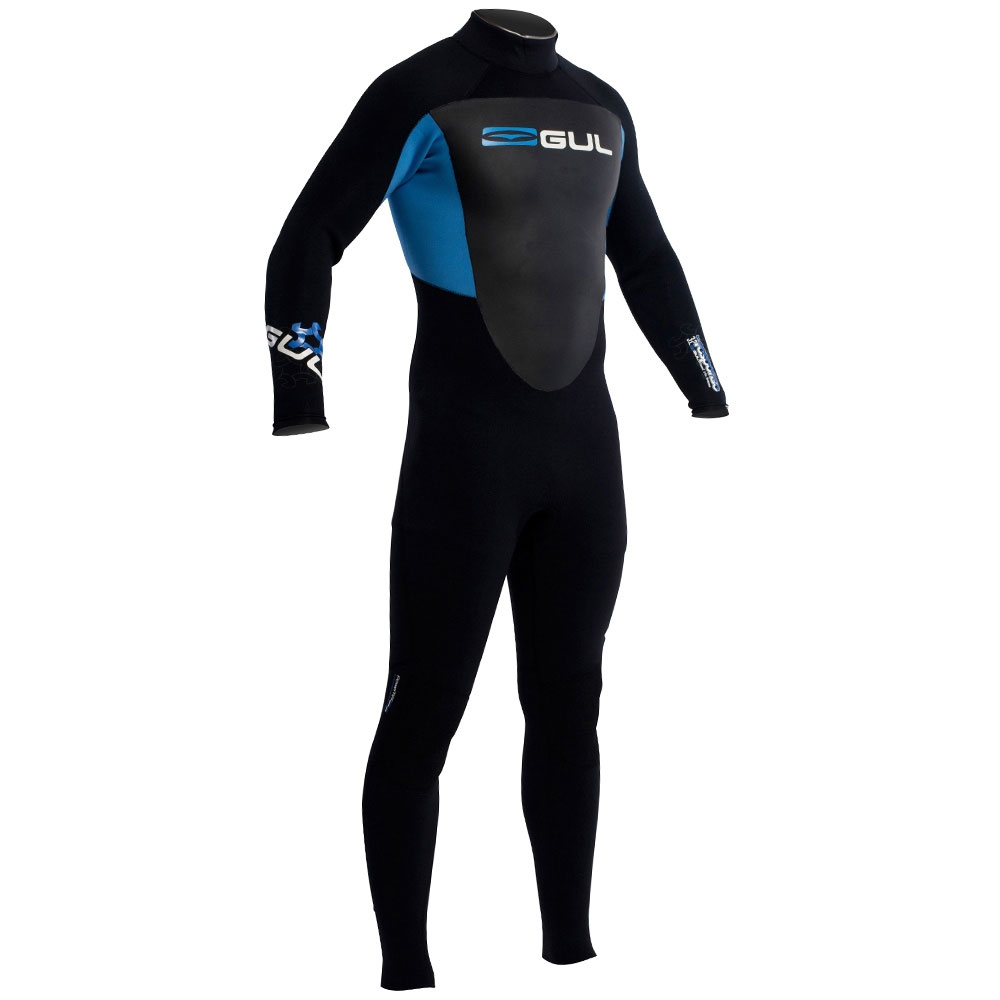 Gul Respuesta De Puntada Invisible Vapor 3 / 2Mm Para Hombre Traje - Negro / Cyan
