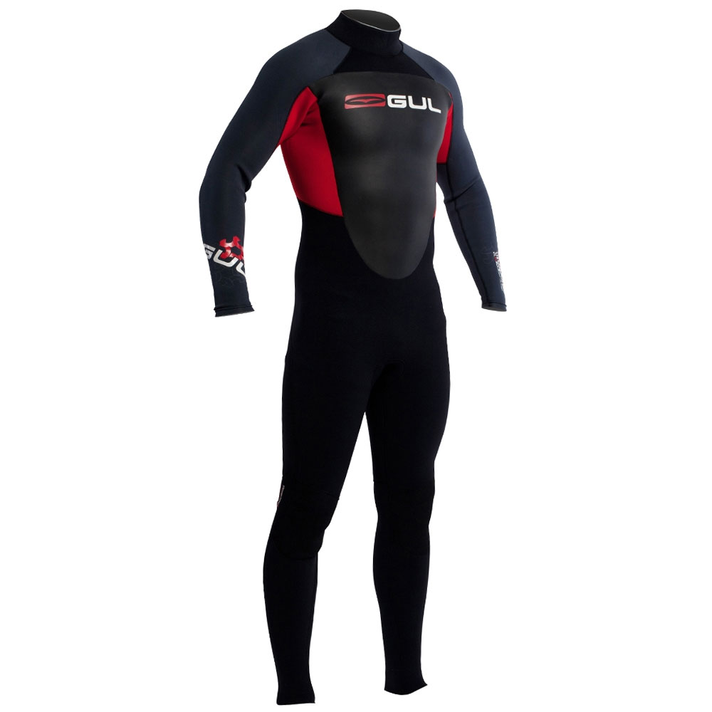 Gul Respuesta De Puntada Invisible Vapor 3 / 2Mm Para Hombre Traje - Negro / Rojo