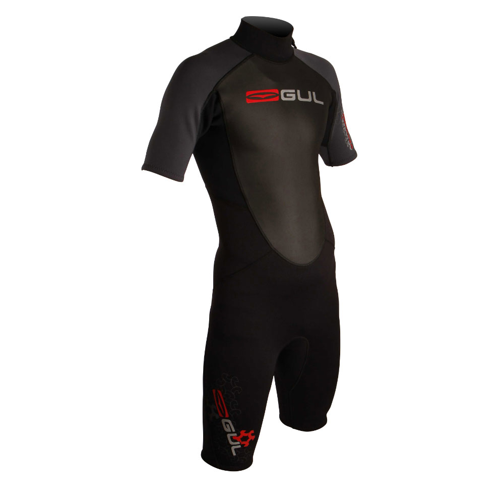 Gul Respuesta Flatlock Chapo 3 / 2Mm Para Hombre Traje - Negro / Grafito