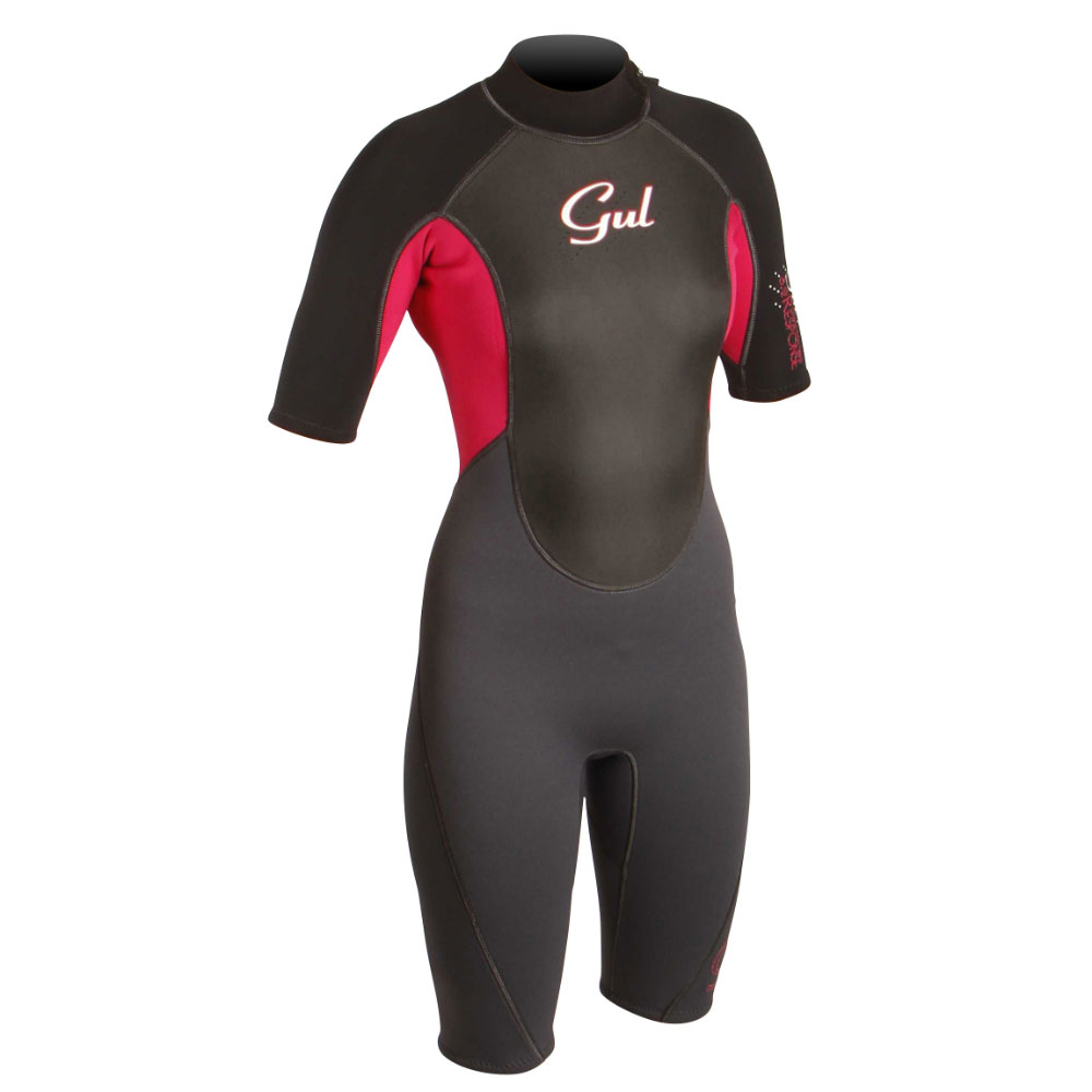 Gul Mujer Respuesta 3 / 2Mm Flatlock Chapo Traje - Grafito / Mag