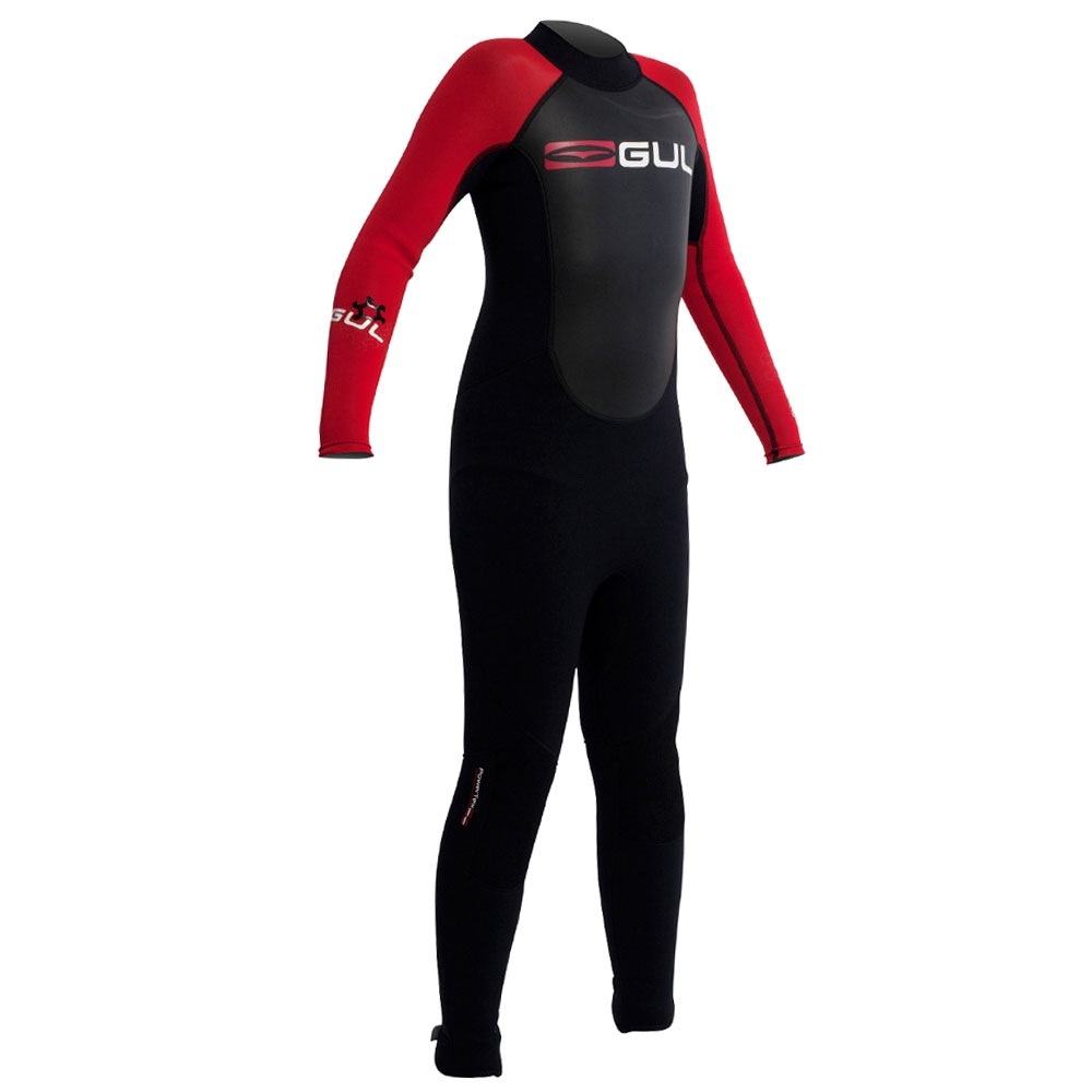 Gul Respuesta Vapor 3 / 2Mm Junior Traje - Negro / Rojo