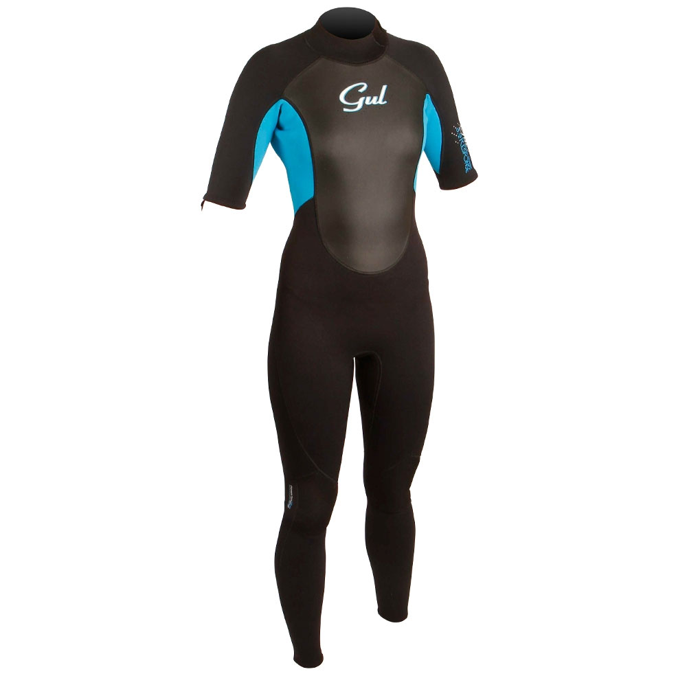 Gul Respuesta Convertible 3 / 2Mm De Las Mujeres Traje - Blk / Turq