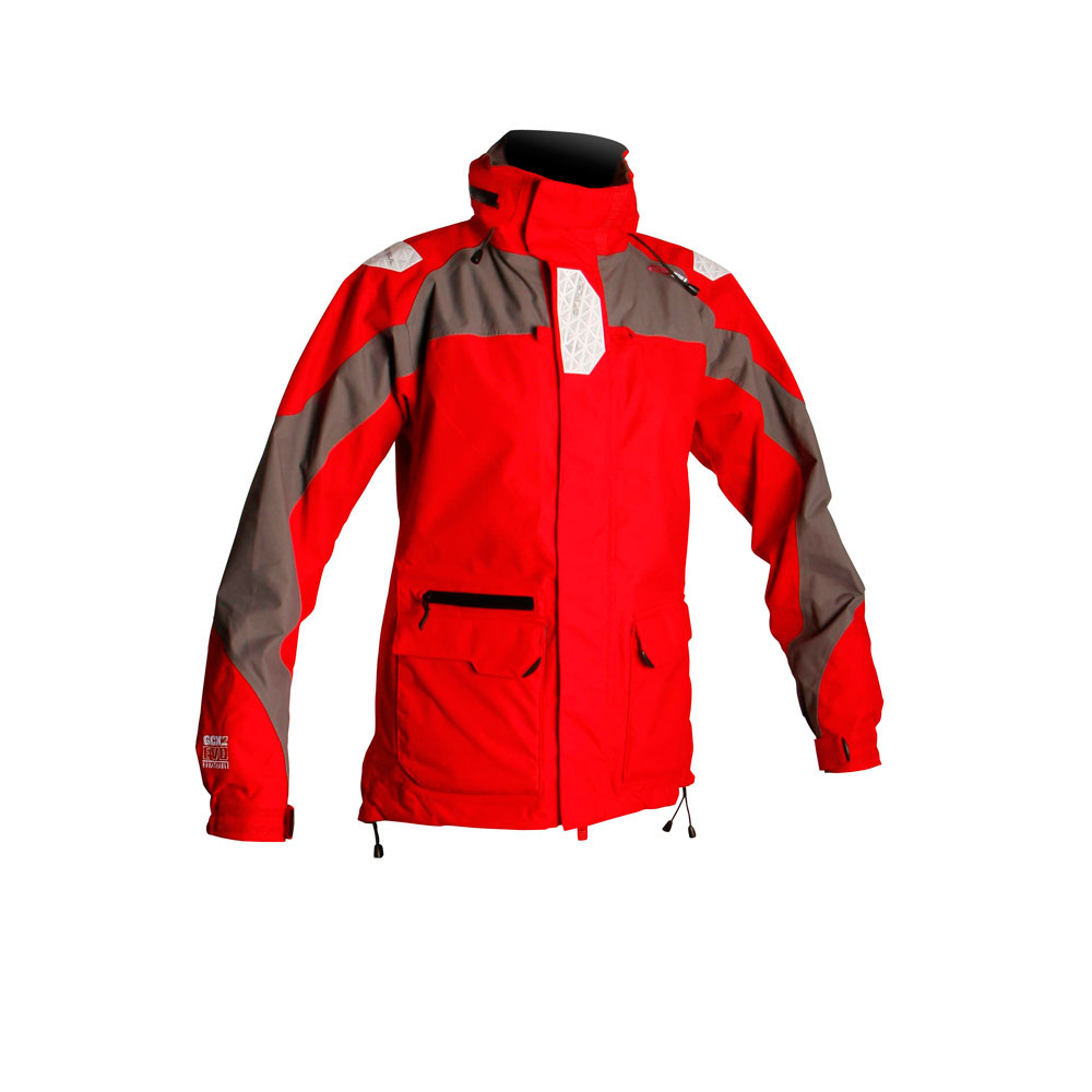 Gul Vigo Para Mujer Chaqueta Costera Vela - Red / Charcoal