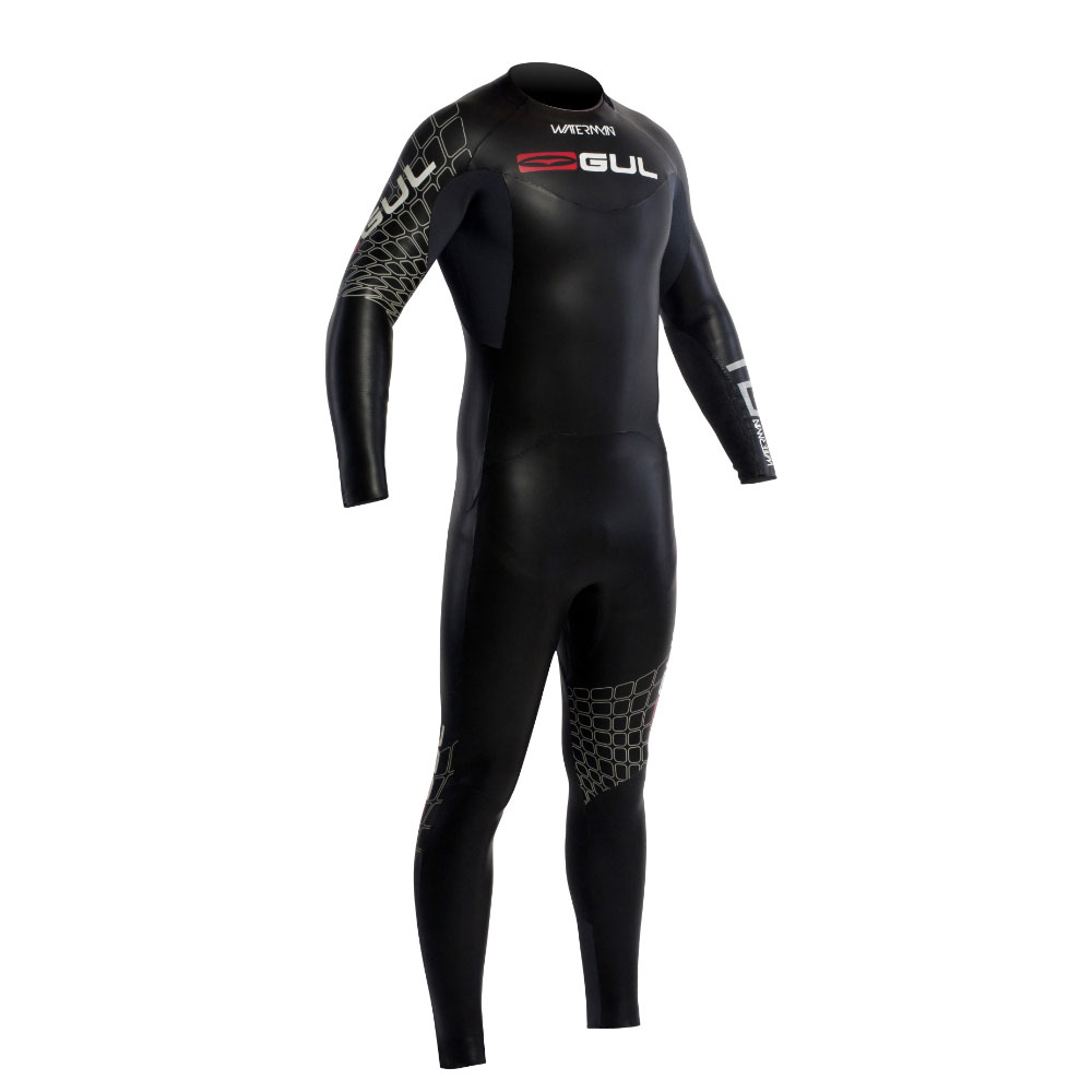 Gul Waterman 5 / 4Mm Para Hombre De Triatl?n Traje - Negro / Grafito