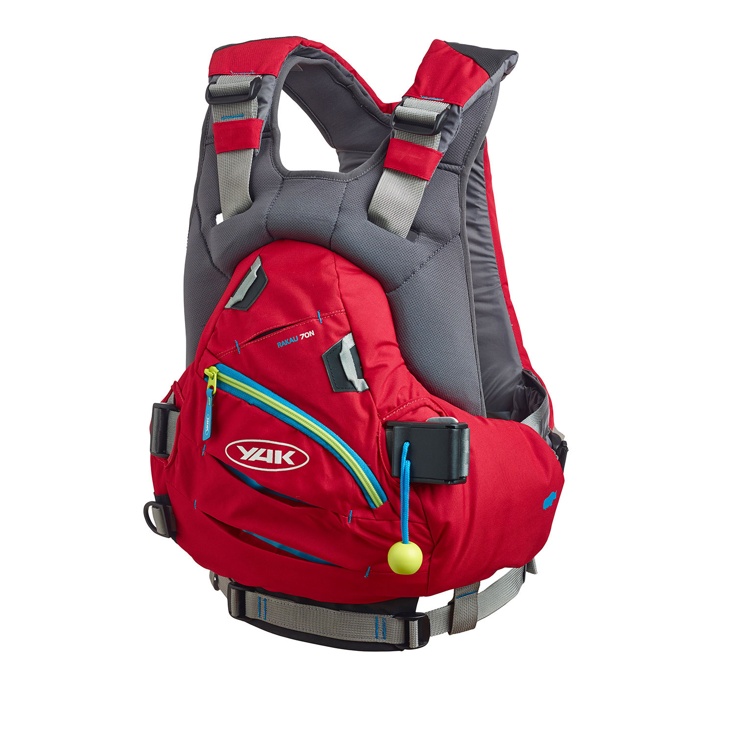 Yak Rakau 70N White Water Pfd Ayuda A La Flotabilidad - Rojo
