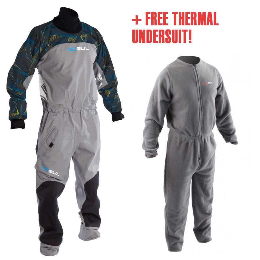 Gul Enforcer Volver Zip Drysuit 2015 - Undersuit Termal Gratuito