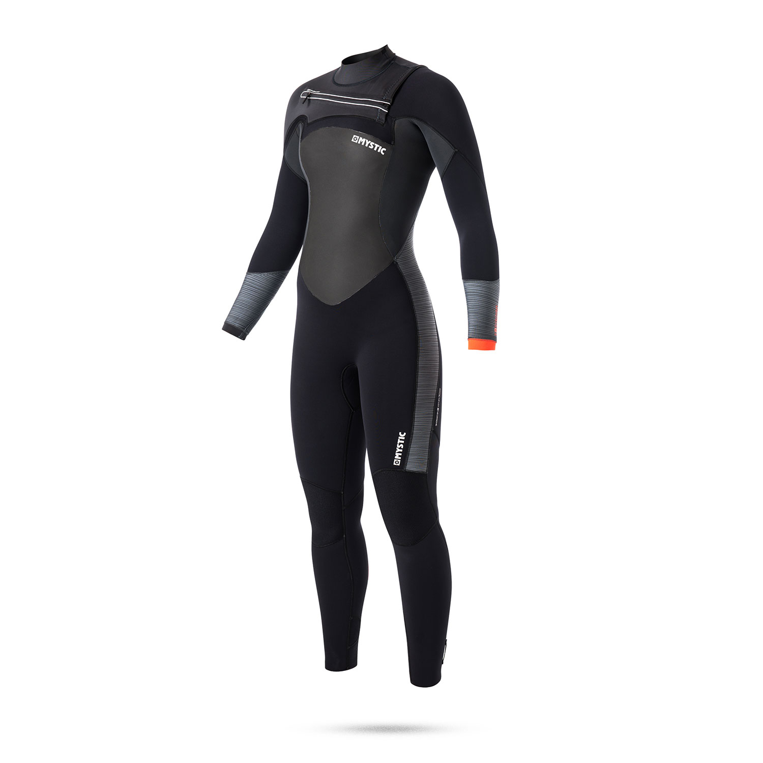 Mystic Para Mujer Diva 5/3 Mm Gbs Frontzip Traje - Negro