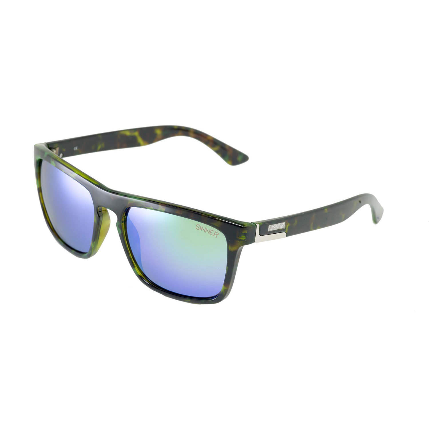 Sinner Trueno 2 Gafas De Sol - Camo Verde / Verde Hielo Revo Lens