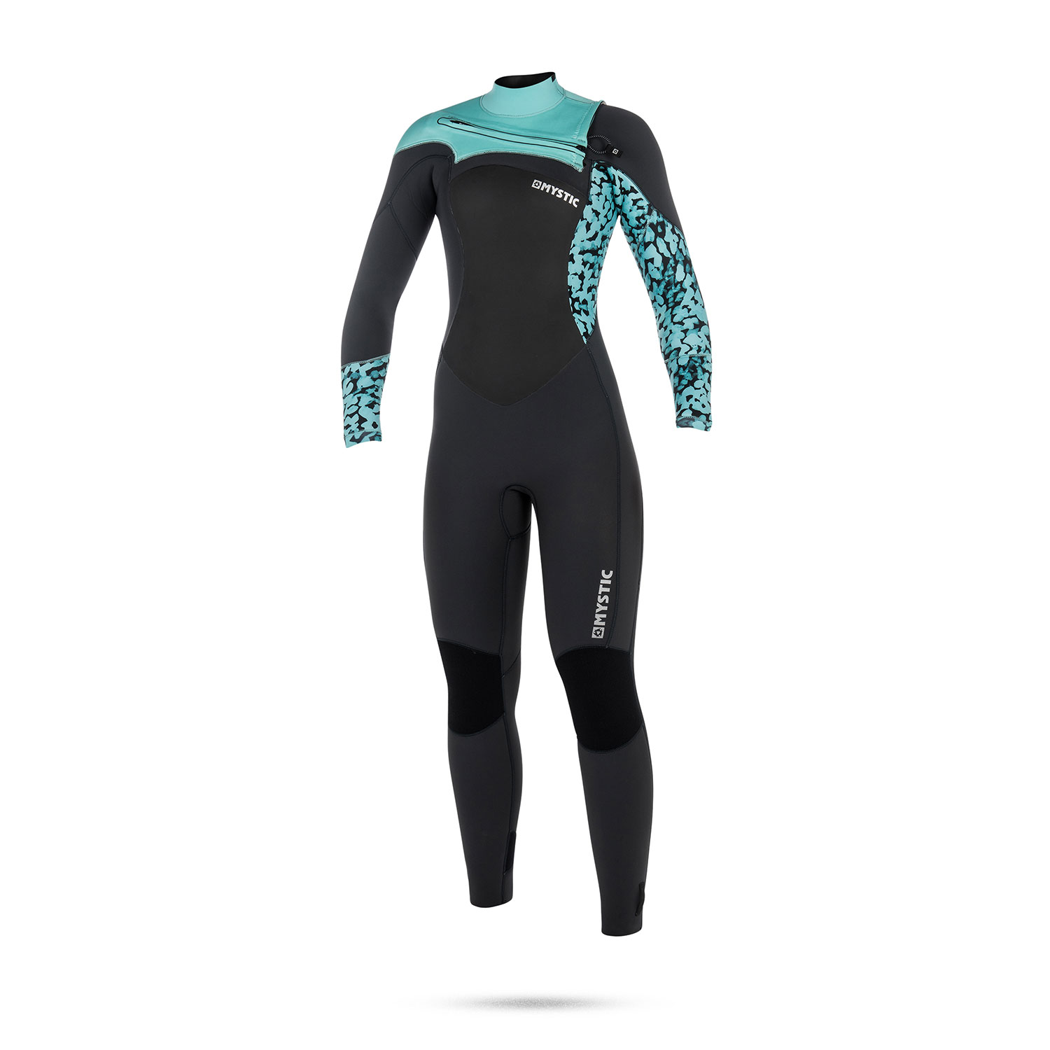 Mystic Mujer Diva 5 / 3Mm Gbs Front-Zip Traje De Neopreno - Gris