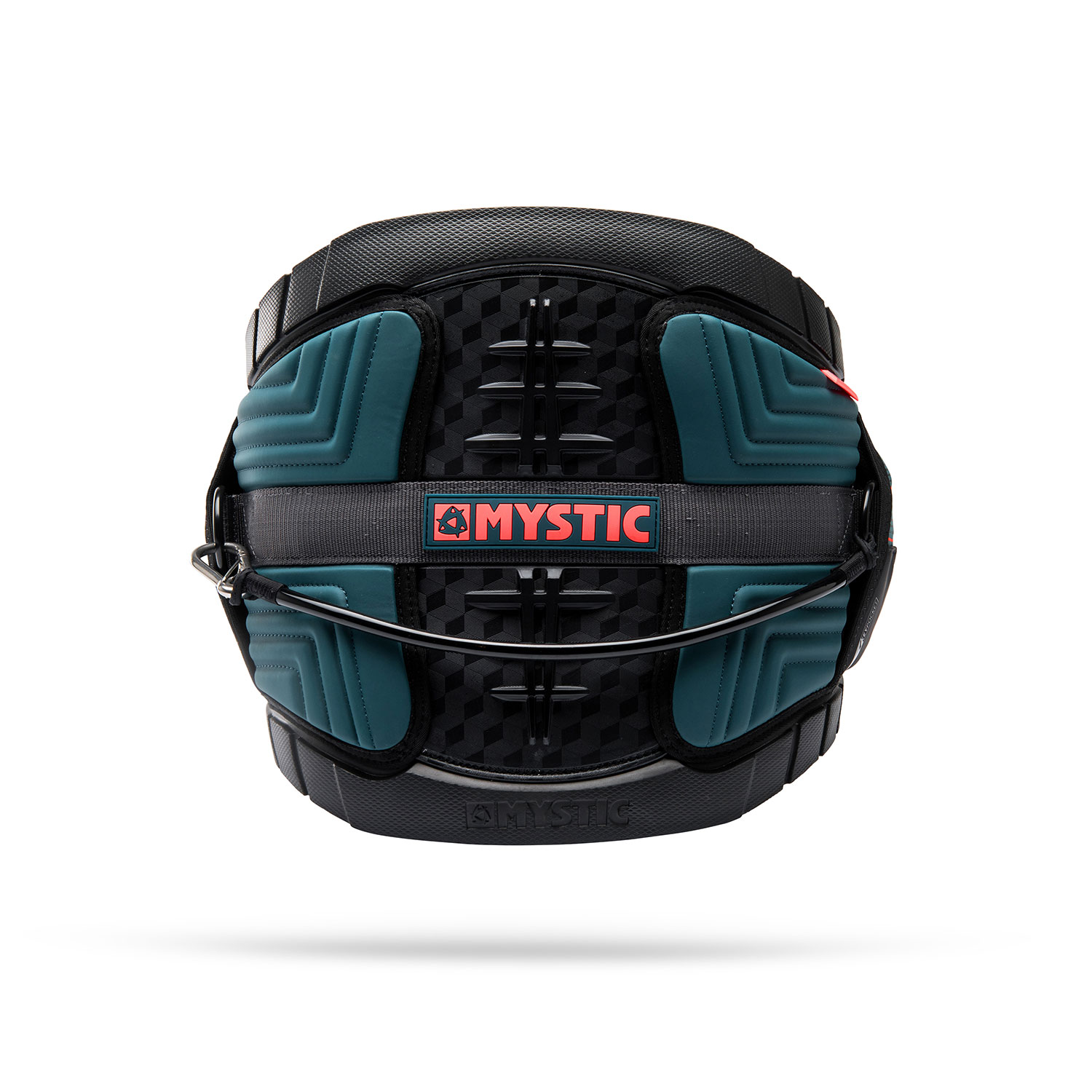 Mystic Legend Kitesurf Arnés - Teal / Rojo