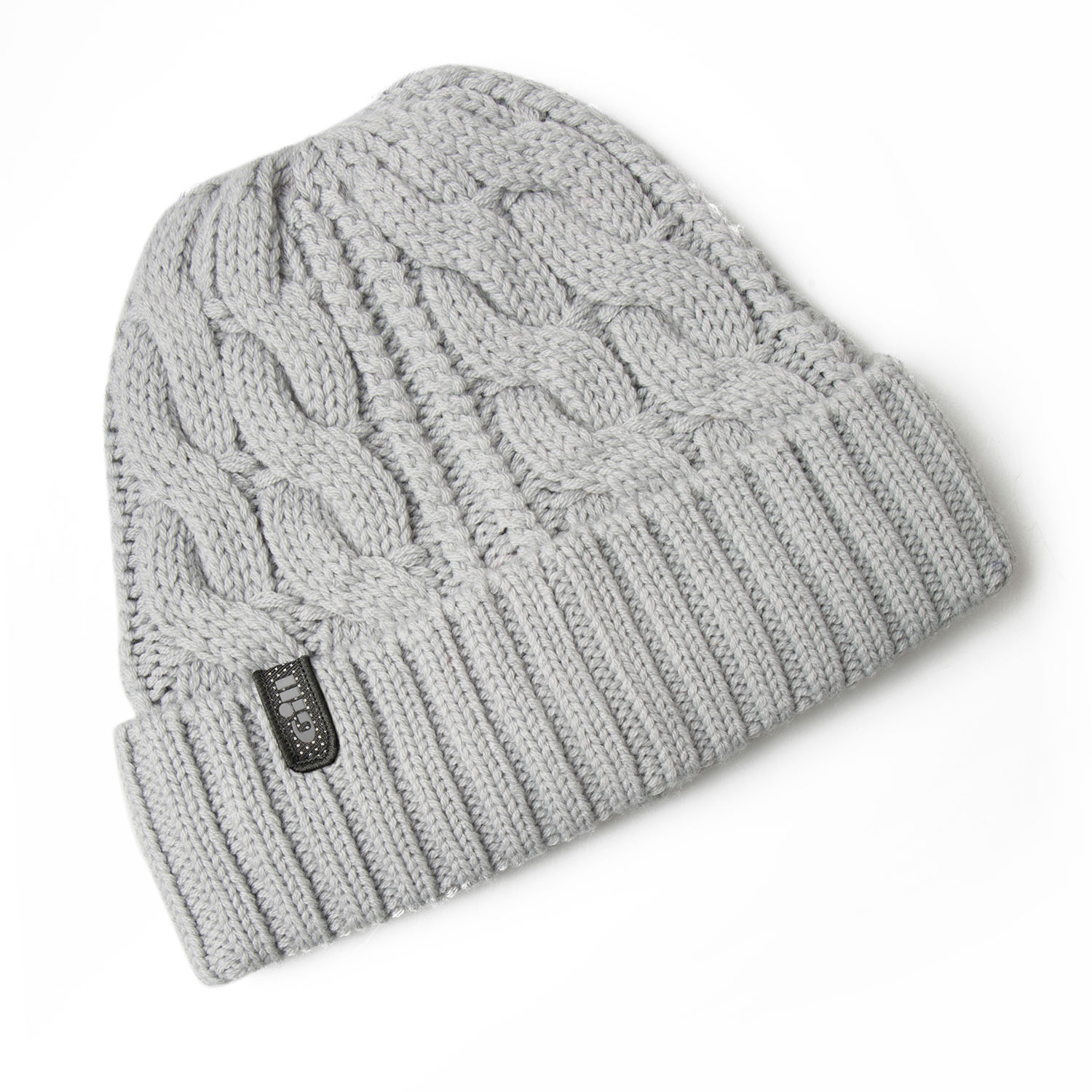 Gill Cable Knit Beanie - Gris Medio