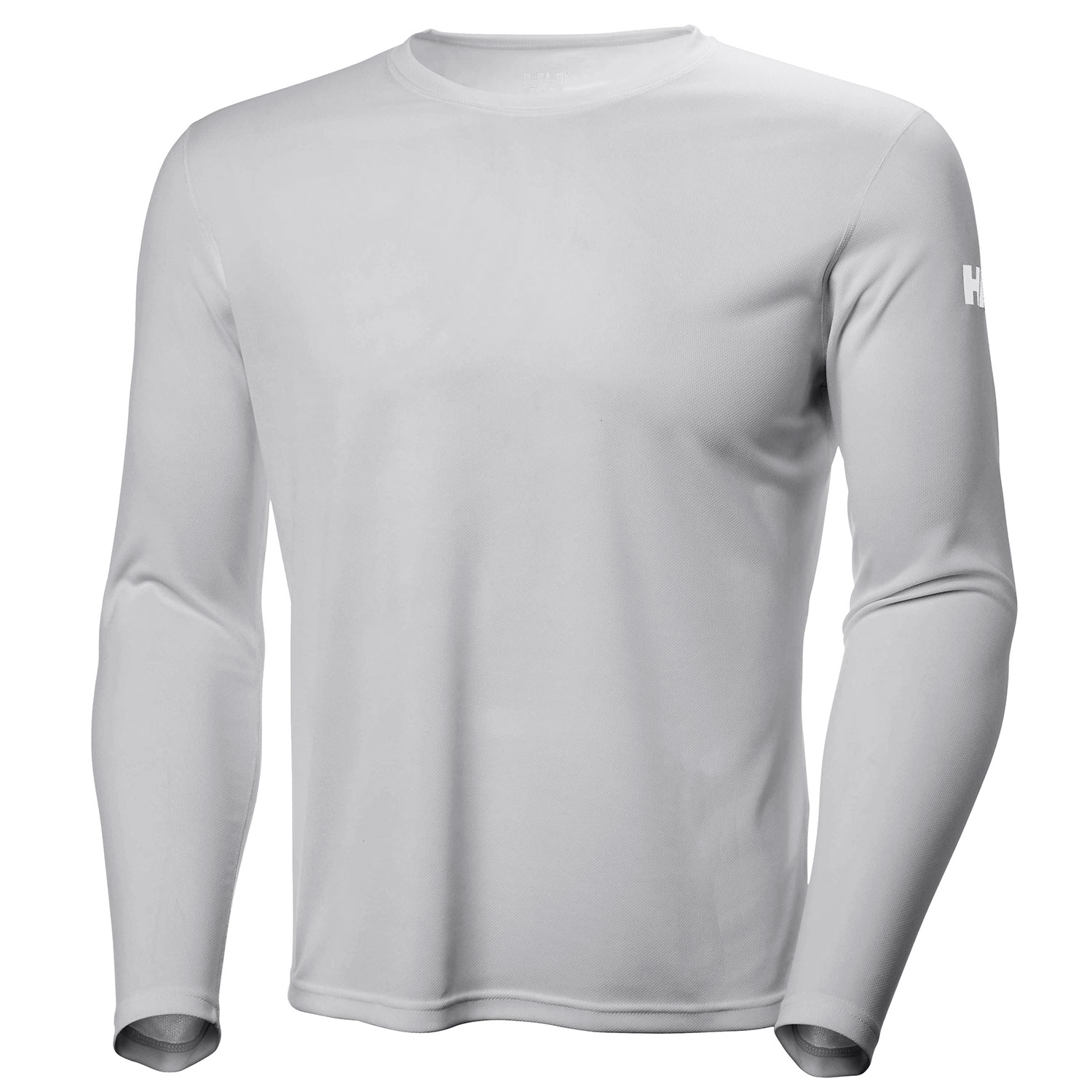 Camisa De Manga Larga Helly Hansen Hh Tech Crew - Gris Claro