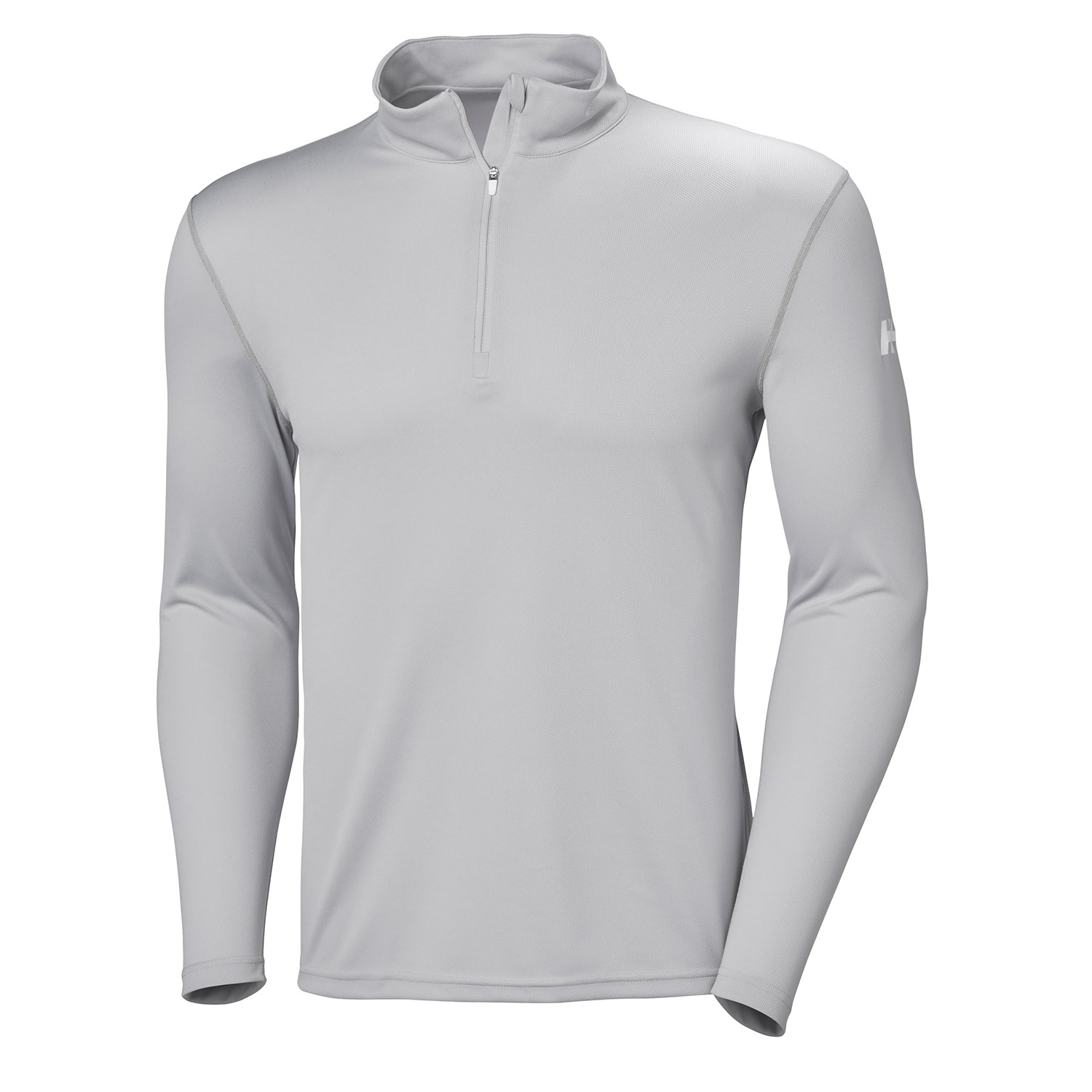 Camisa De Manga Larga Con Medio Cierre De Helly Hansen Hh Tech - Gris Claro