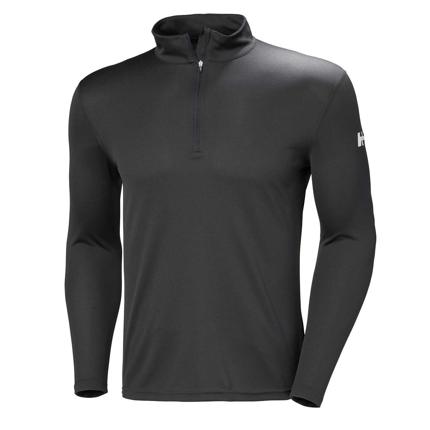 Camisa De Manga Larga Con Medio Cierre De Helly Hansen Hh Tech - Ébano