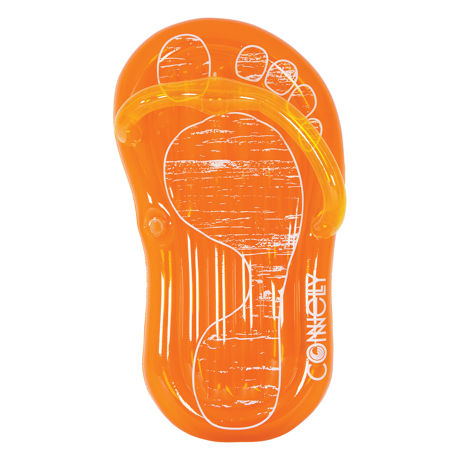 Connelly Flip Flop Flotador Inflable De Novedad Para 1 Persona - Naranja