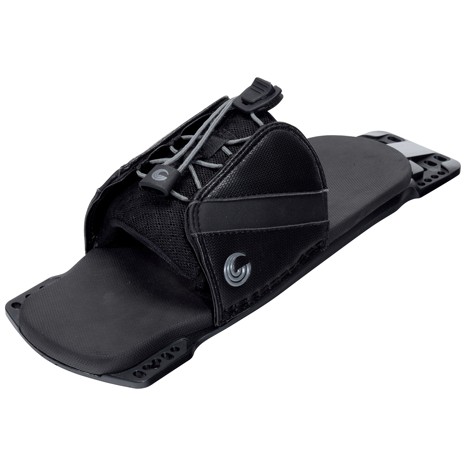 Connelly Lace Adjustable Rear Toe Plate Fijación De Esquí Acuático - Negro