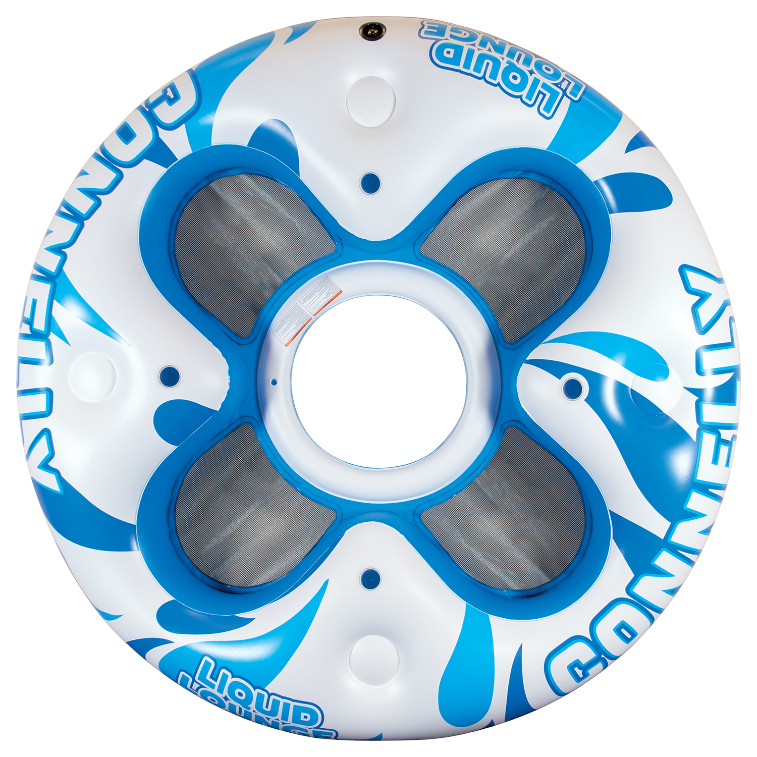 Connelly Liquid Lounge Lounge No Remolcable Para 4 Personas - Blanco