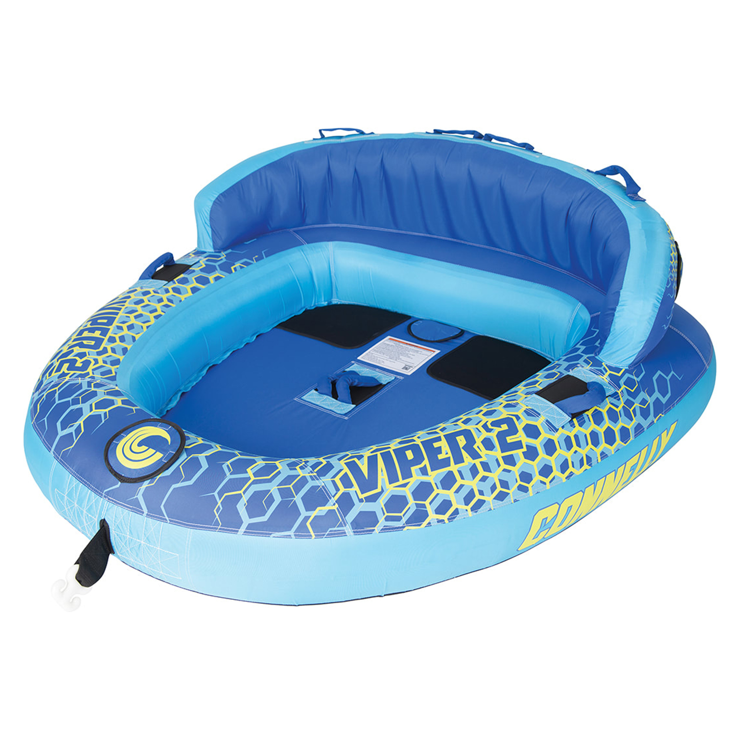 Tubo De Cabina De Remolque Bidireccional Connelly Viper 2 Rider - Azul