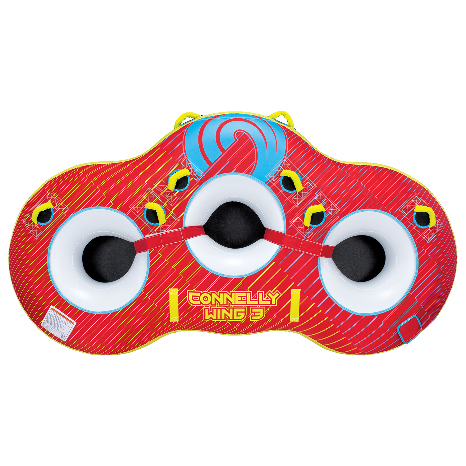 Connelly Wing 3 Rider Classic Wing Tube - Rojo