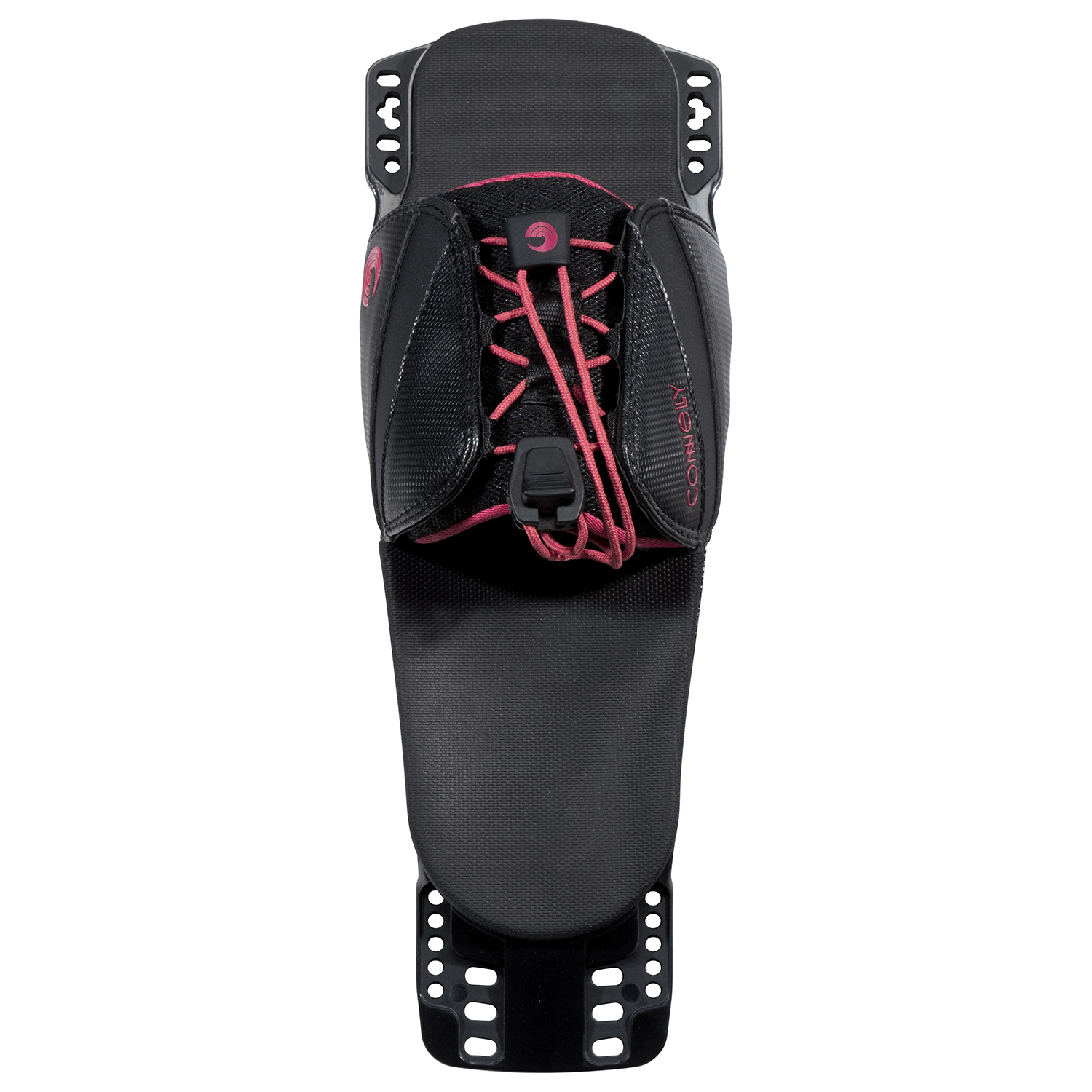 Connelly Womens Lace Adjustable Rear Toe Plate Encuadernación De Esquí Acuático - Negro