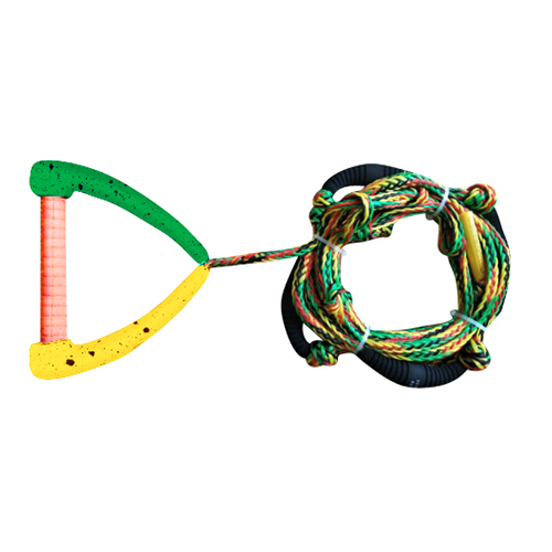 Hyperlite 25 Ft Pro Cuerda De Surf Con Mango - Rasta