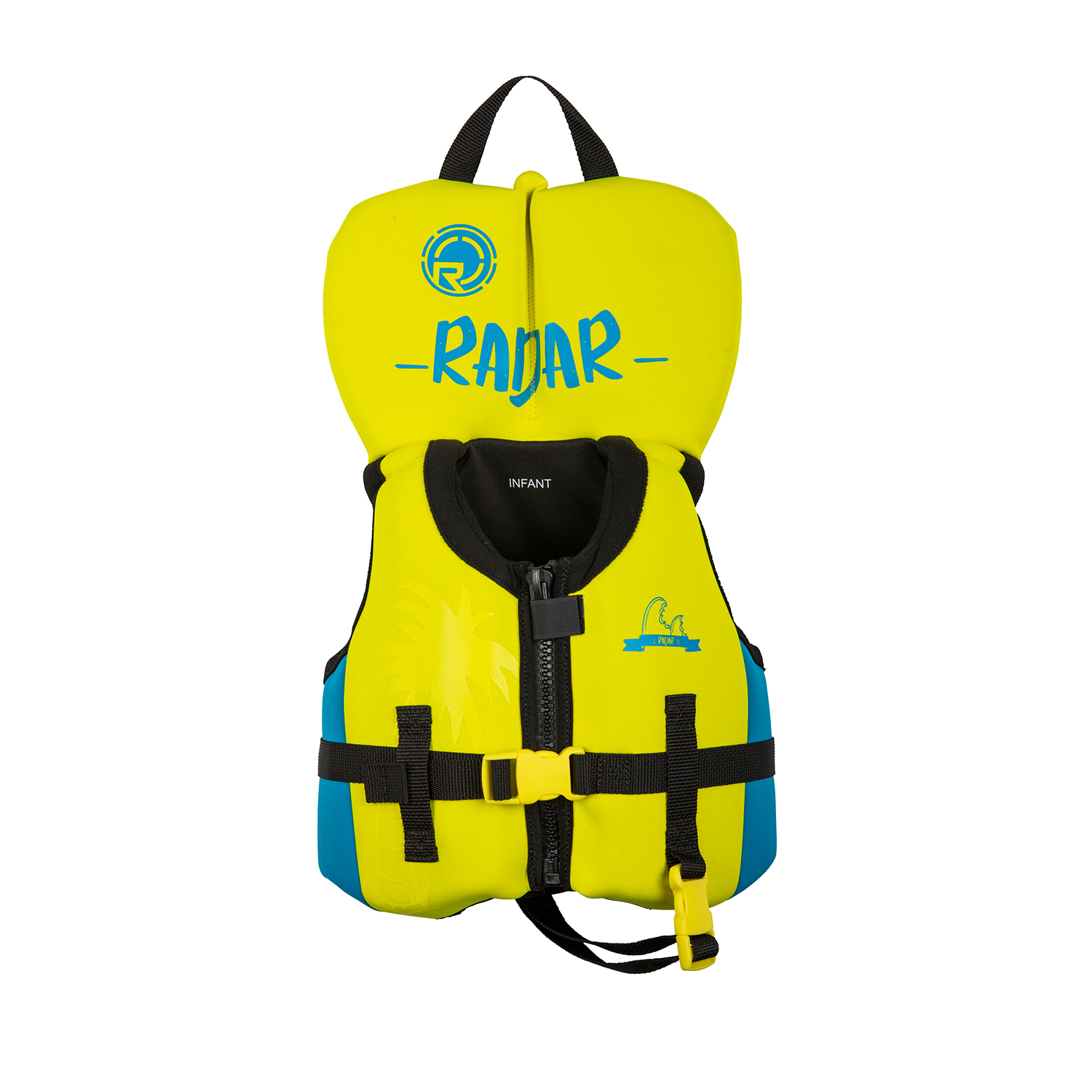 Chaleco Pfd Para Niños Pequeños De Radar Boys - Azul / Amarillo