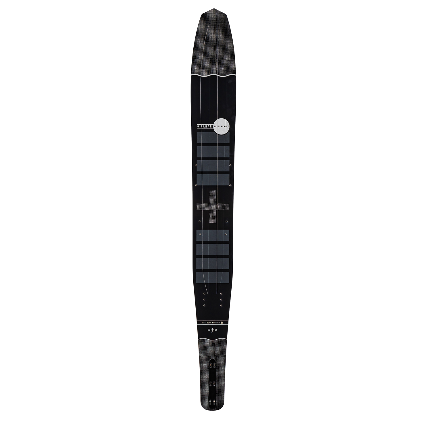 Esquí Acuático Radar Butter Knife - Negro / Gris / Naranja