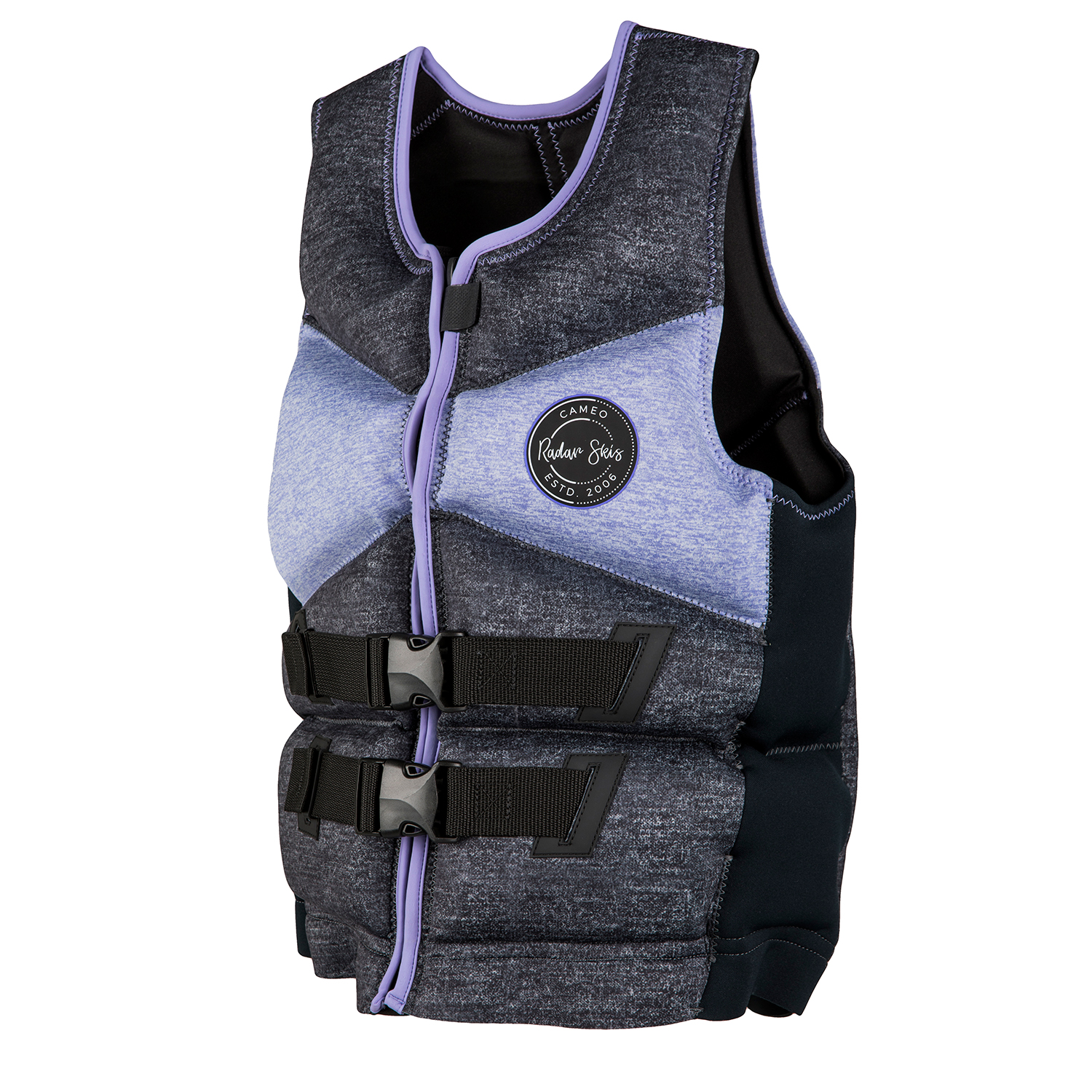 Chaleco Pfd De Esquí Acuático Para Mujer Radar Cameo 2.0 - Púrpura / Gris