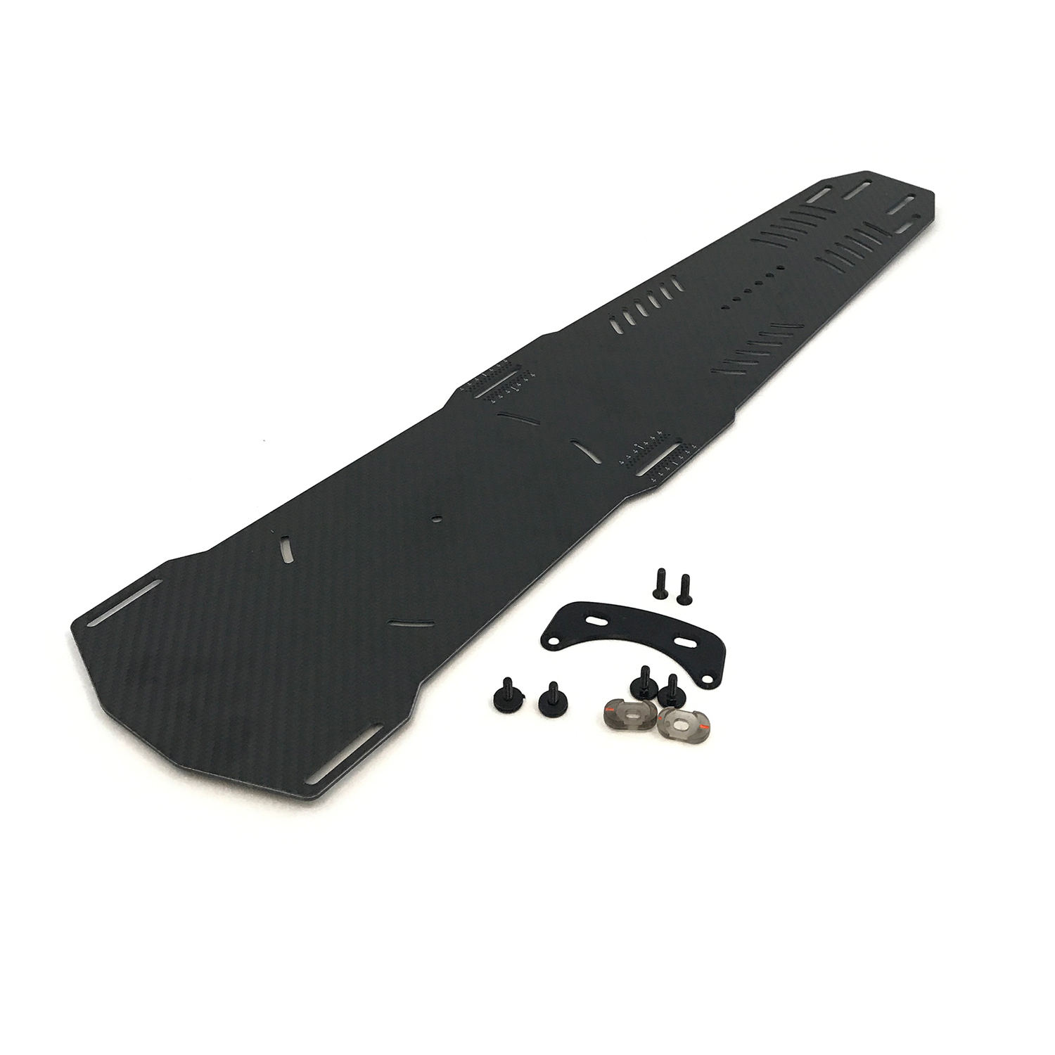 Radar Carbon / G10 Sequence Placa De Arranque Universal Con Barra