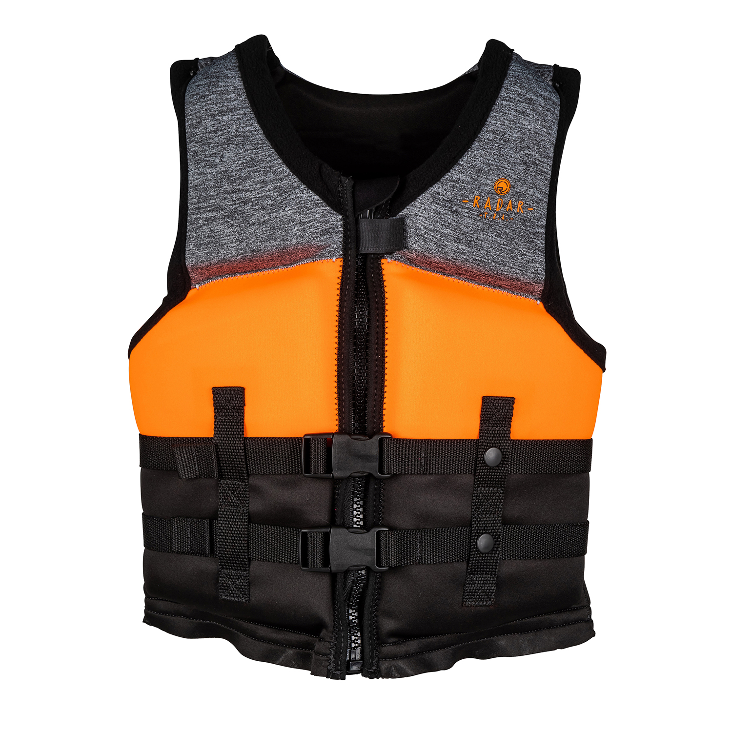 Chaleco Pfd Radar Tra Para Niños - Gris / Naranja / Negro
