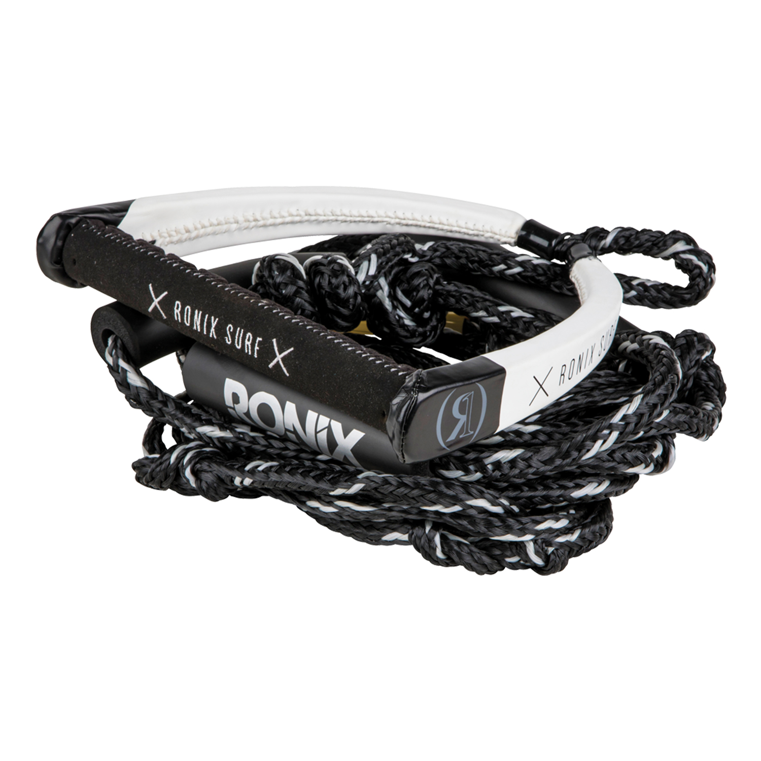 Ronix 25 'pu Cuerda De Surf Sintética De Bungee Con Mango - Negro