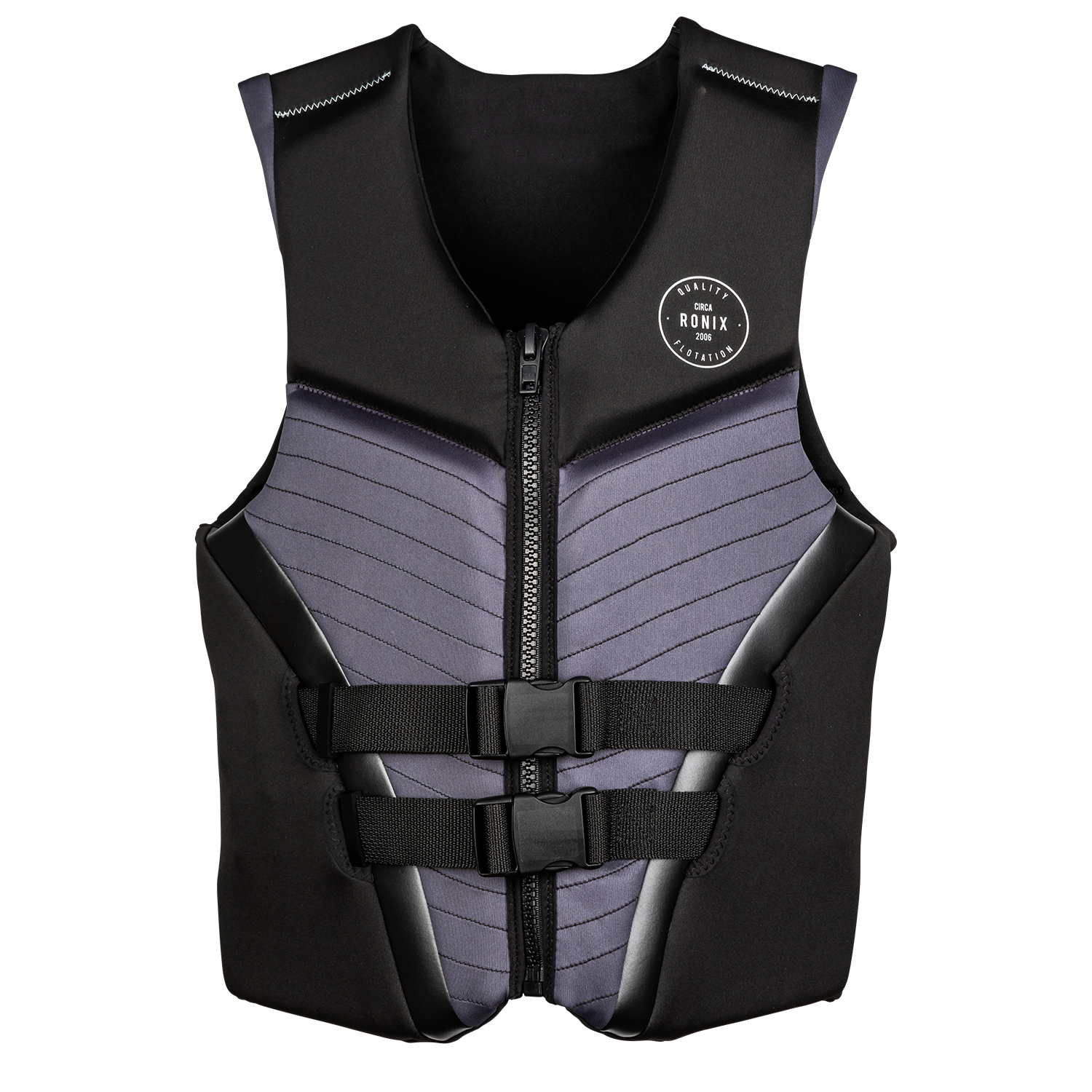 Ronix Covert Cga Wake Vest - Negro / Gris