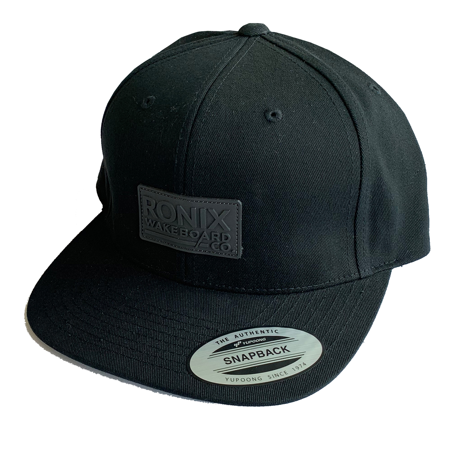 Ronix International 6 Panel Snap Back Hat - Negro