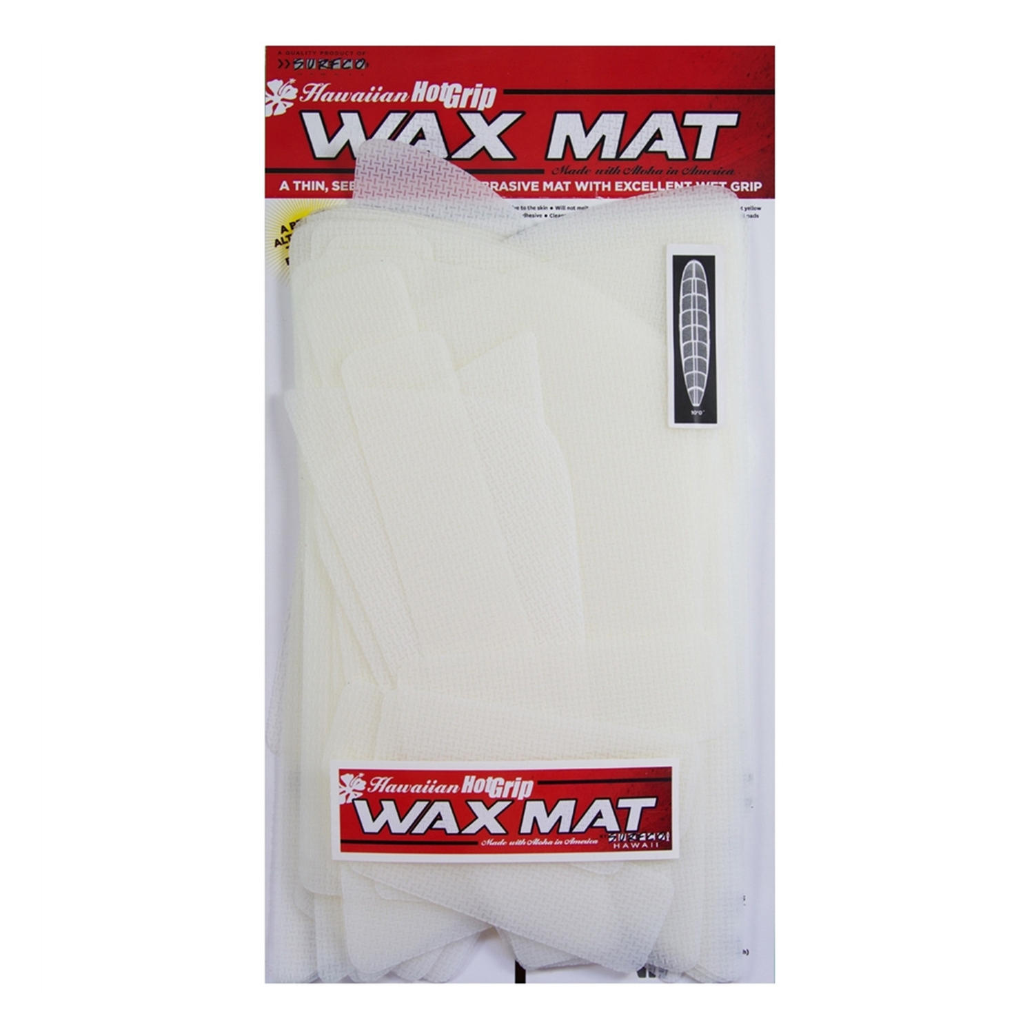 Ronix Surfco Hawaii Wax Mat Traction - Almohadilla Delantera Directa