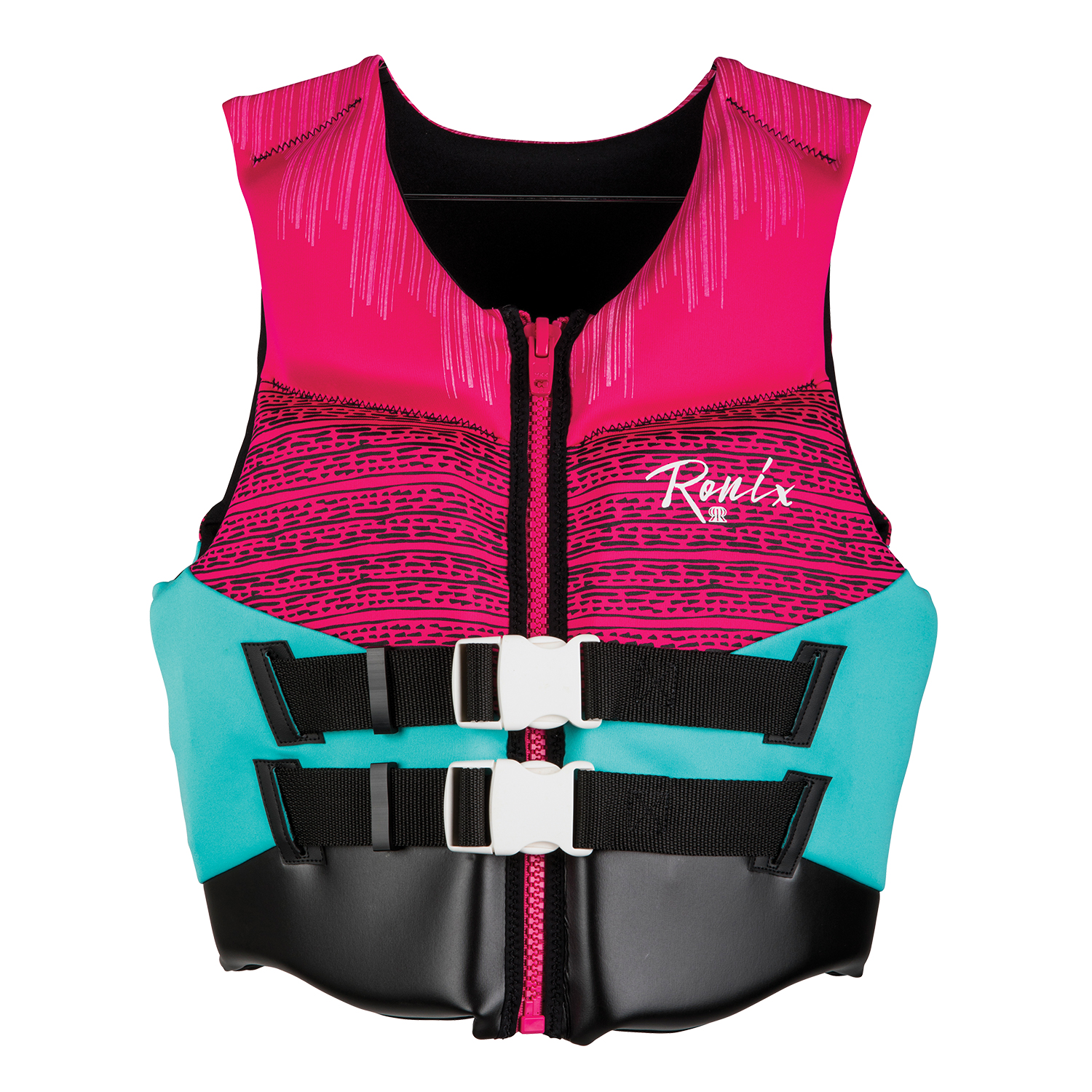 Ronix Daydream Cga Wake Vest Para Mujer - Rosa / Turquesa