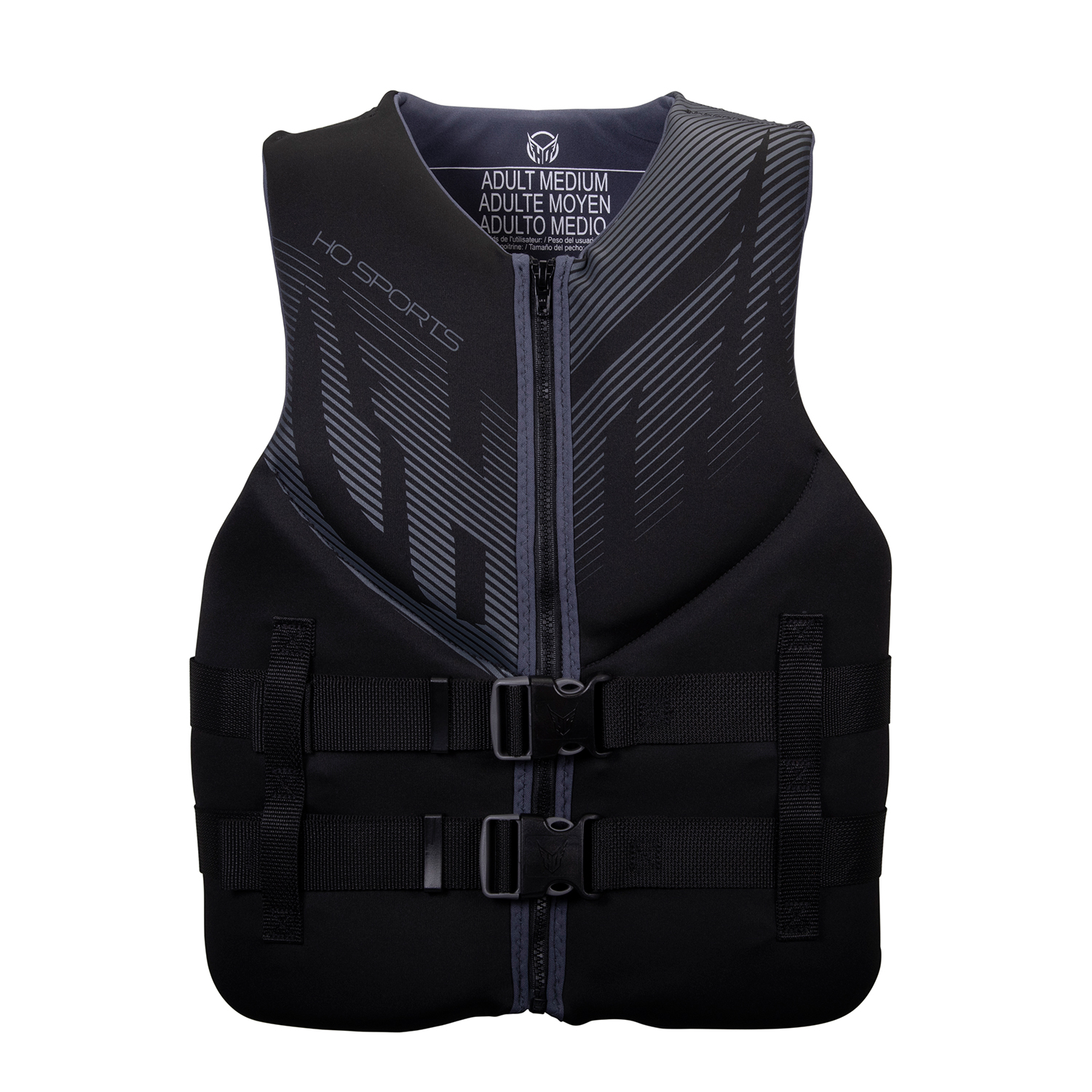Ho Sports Chaleco De Esquí Acuático Pursuit Neo Para Hombre - Negro / Gris