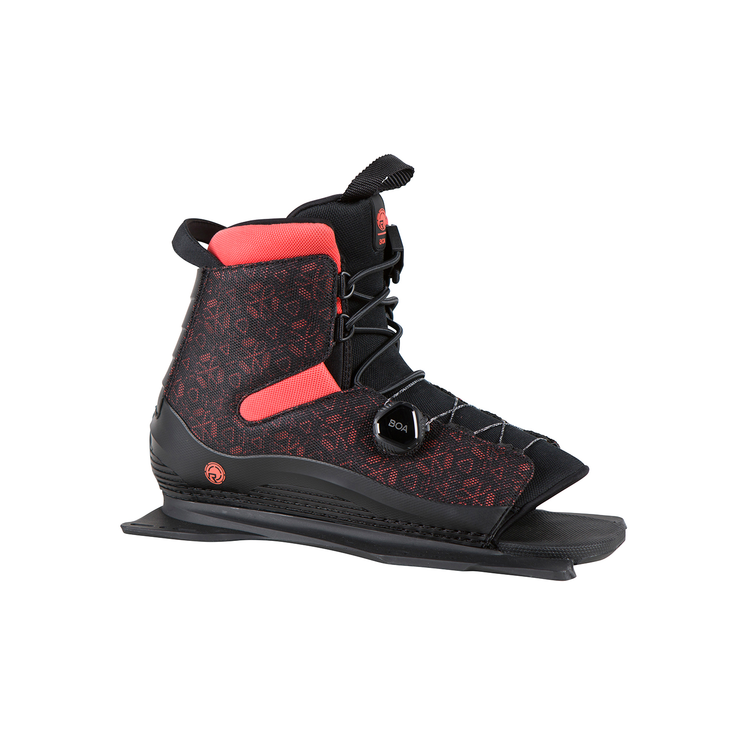 Radar Skis Mujer Lyric Boa Boot Front Feather Frame - Negro / Coral