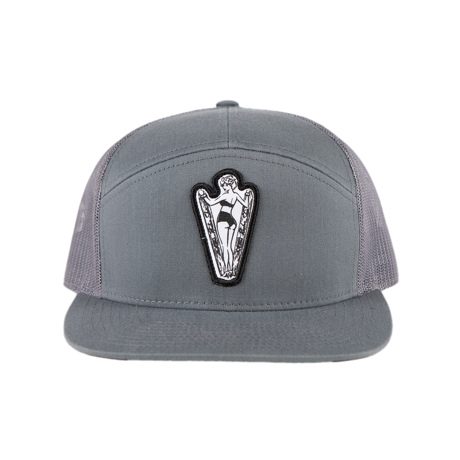 Radar Vintage Pin-Up Gorra Snapback - Gris