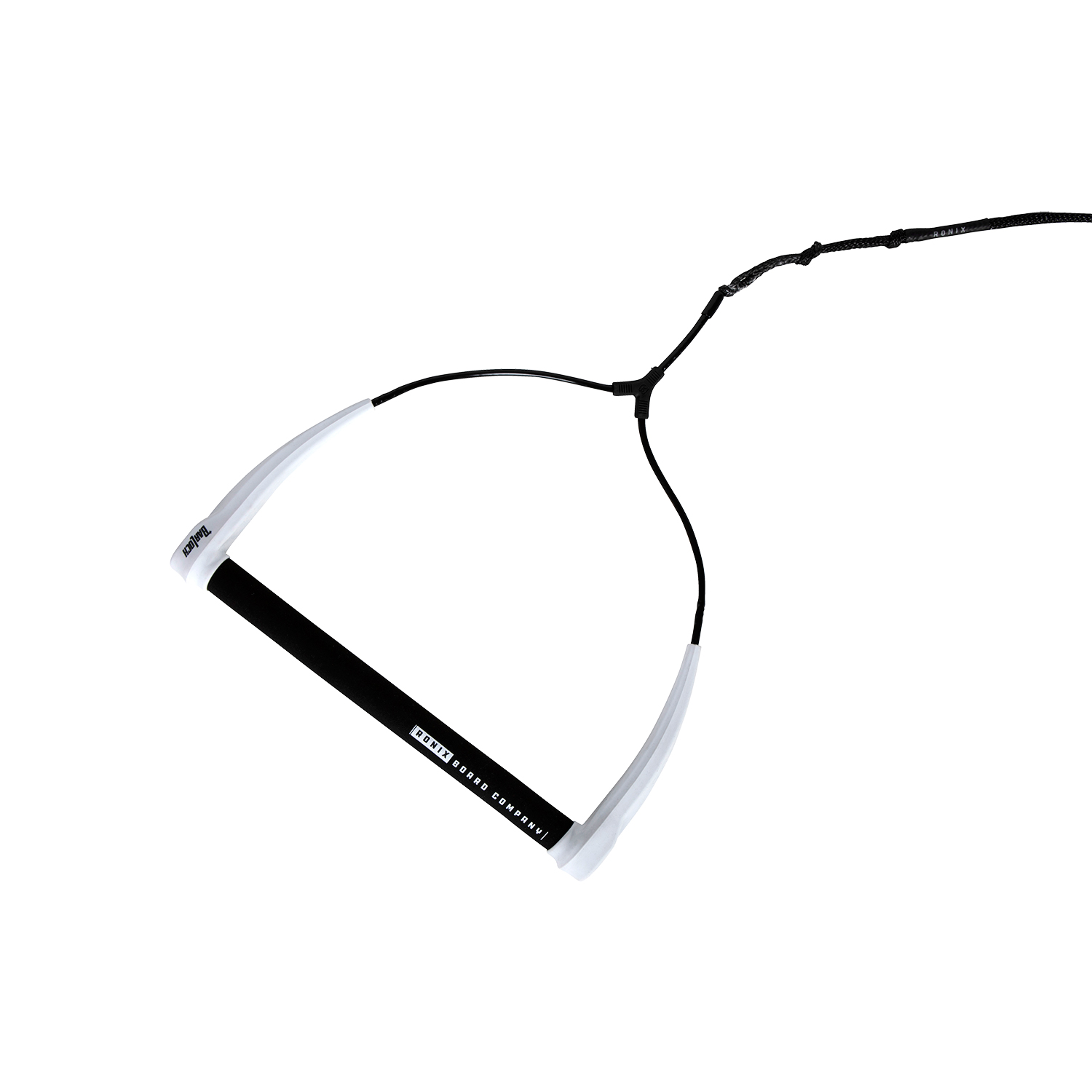 Ronix North Dyneema Manija De Bloqueo De Barra Con Agarre Oculto - Negro / Blanco