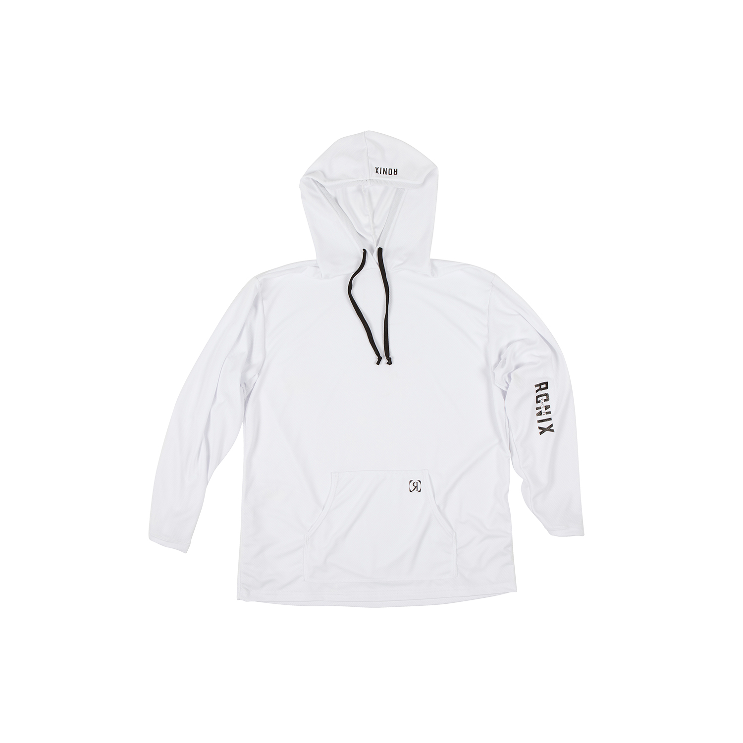 Ronix Uv Shade Wick Dry Sudadera - Blanco / Negro