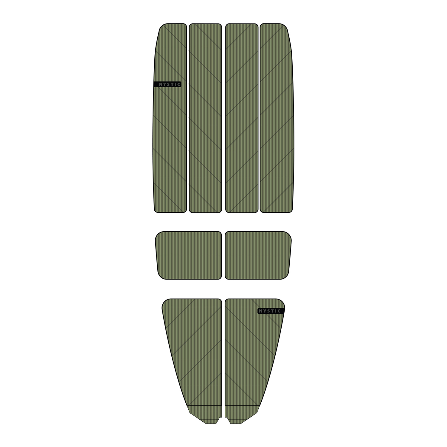 Mystic Ambush Classic Shape Full Deckpad - Army 220070