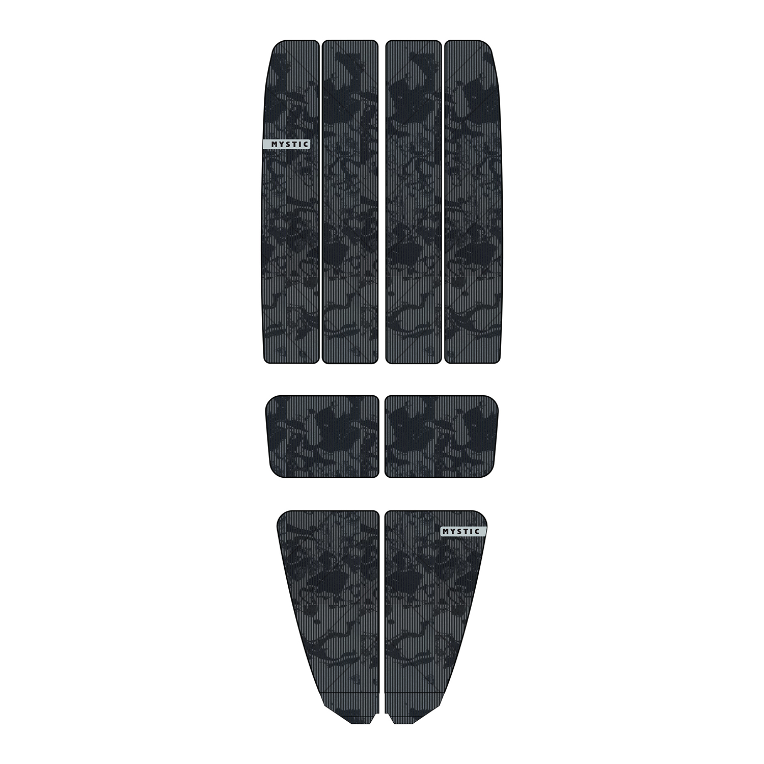 Mystic Ambush Classic Shape Full Deckpad - Negro Allover 220070