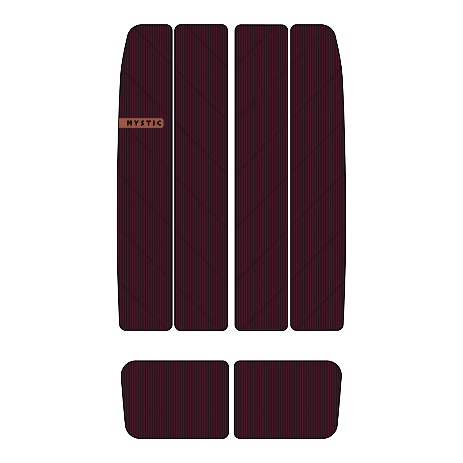 Mystic Ambush Mid Y Front Deckpad - Merlot 220074