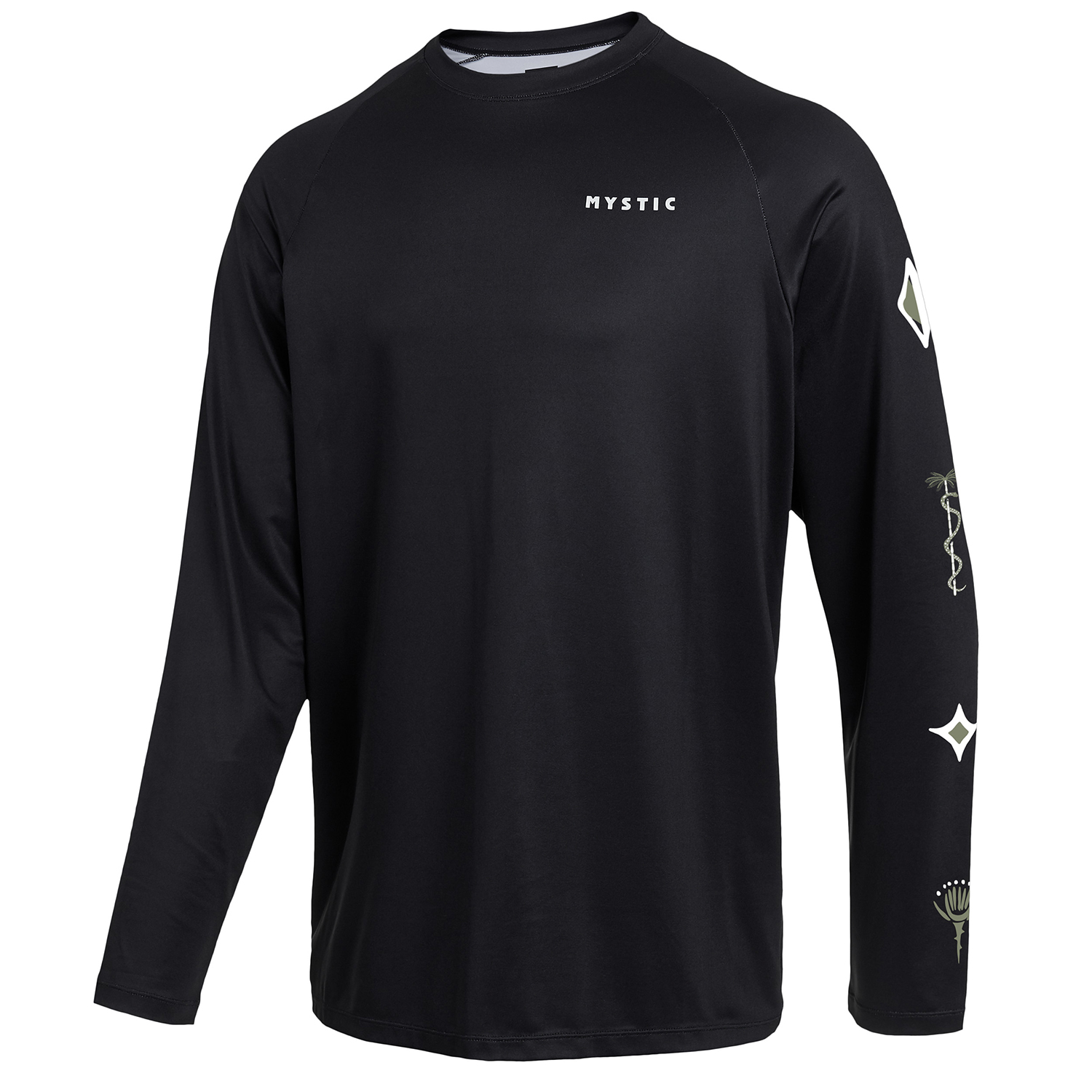 Mystic Bolt Longsleeve Rash Vest - Negro 220284