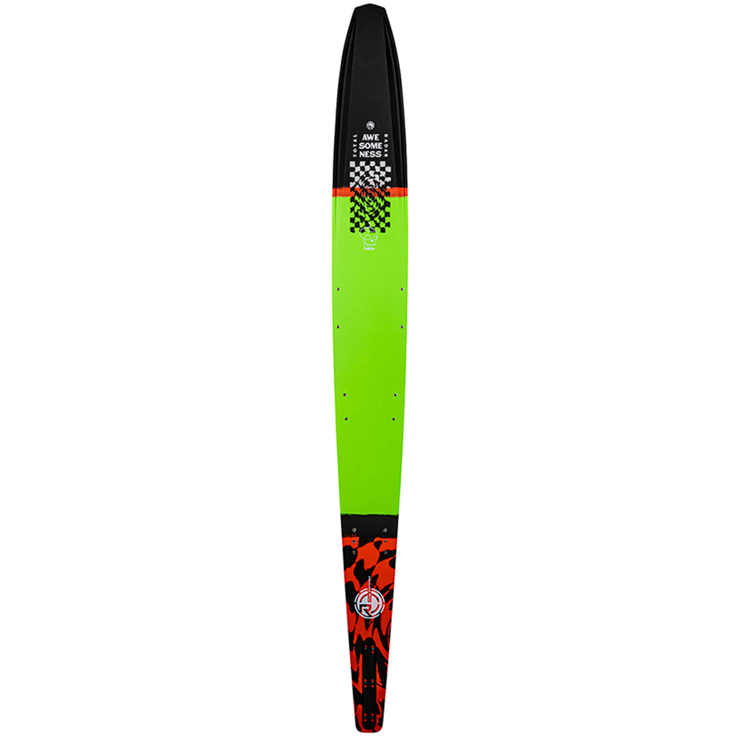 Esquí Acuático Radar Boys Total Radar Awesomeness - Verde Voltio/naranja/negro