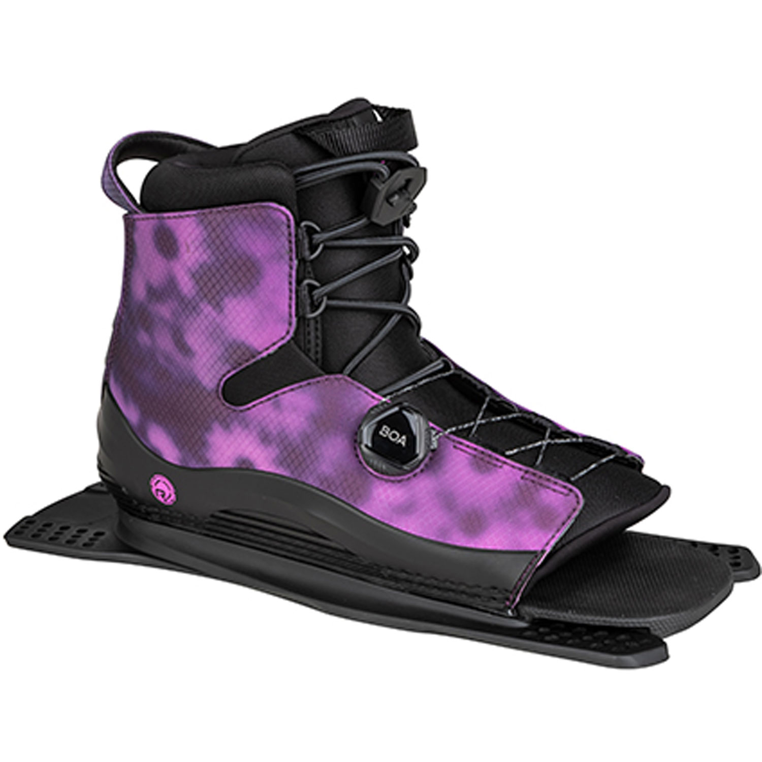 Radar Skis Lyric Boa Front Feather Frame Bota - Negro/lila