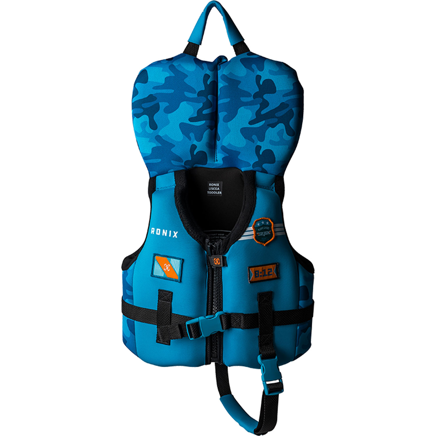 Ronix Boys Top Grom Infant/toddler Cga Wake Vest - Blue Camo